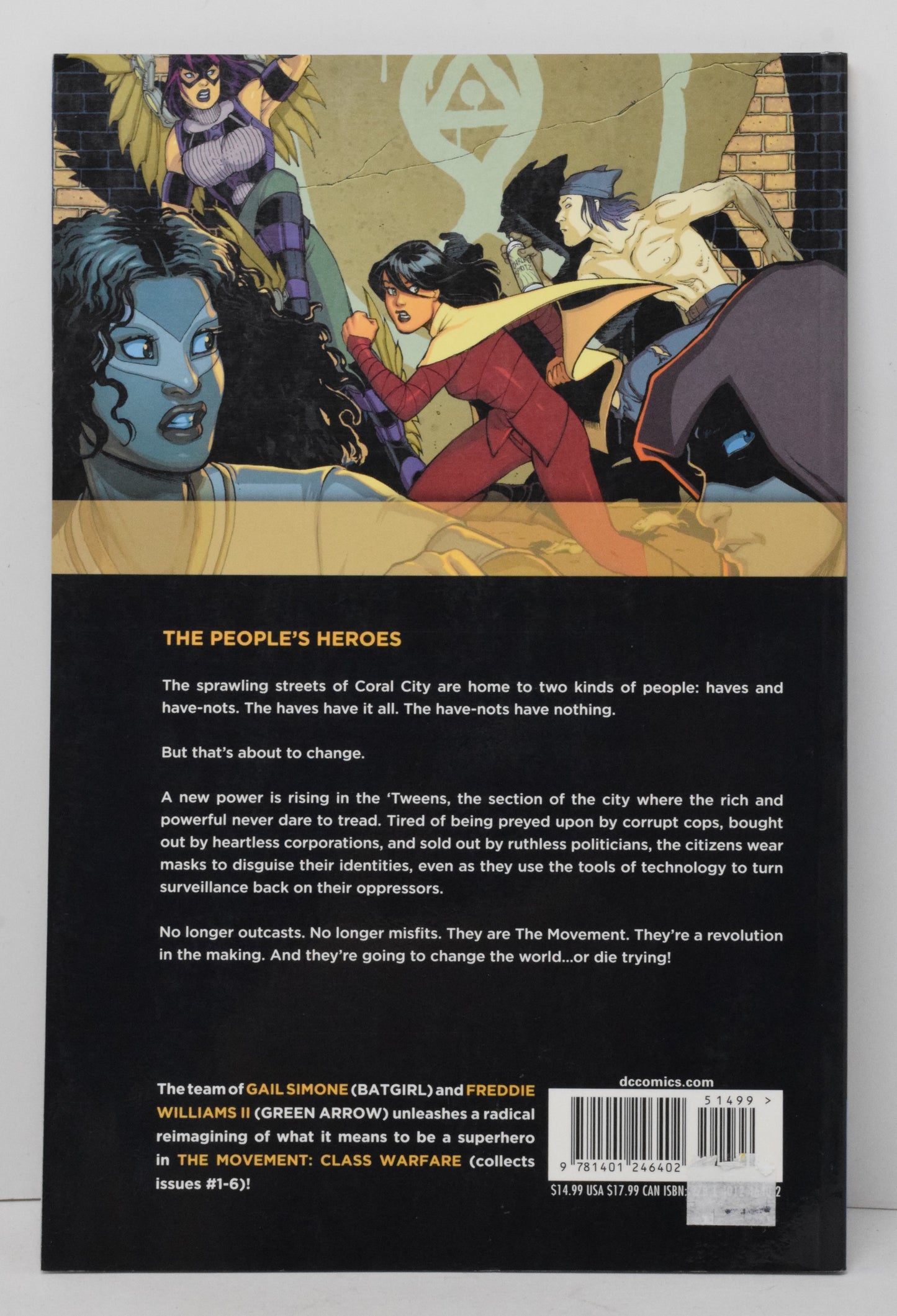 The Movement TP DC 2014 FN VF Gail Simone Freddie Williams - Golden Apple Comics