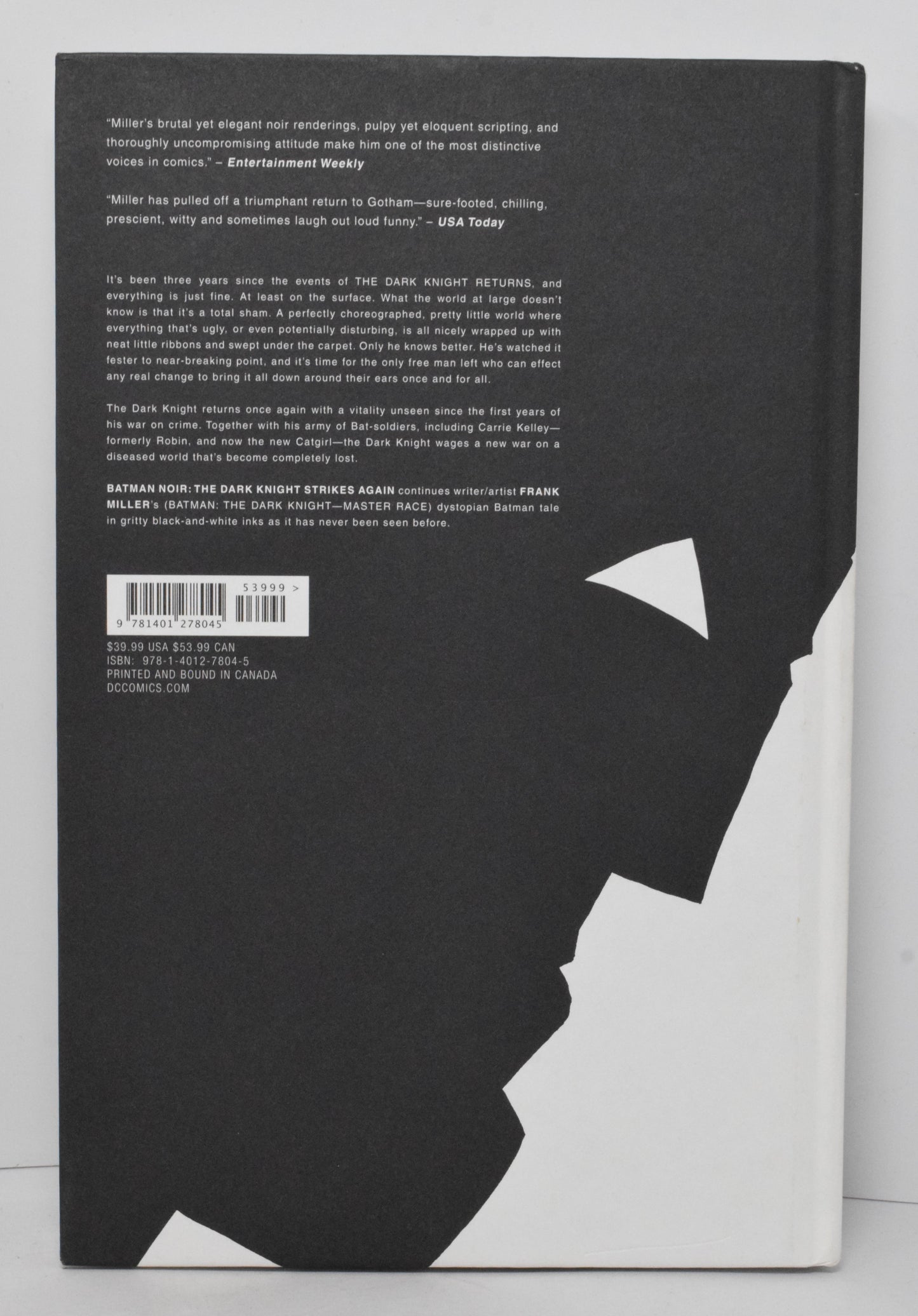 Batman Noir Dark Knight Strikes Again HC DC 2018 NM Frank Miller - Golden Apple Comics