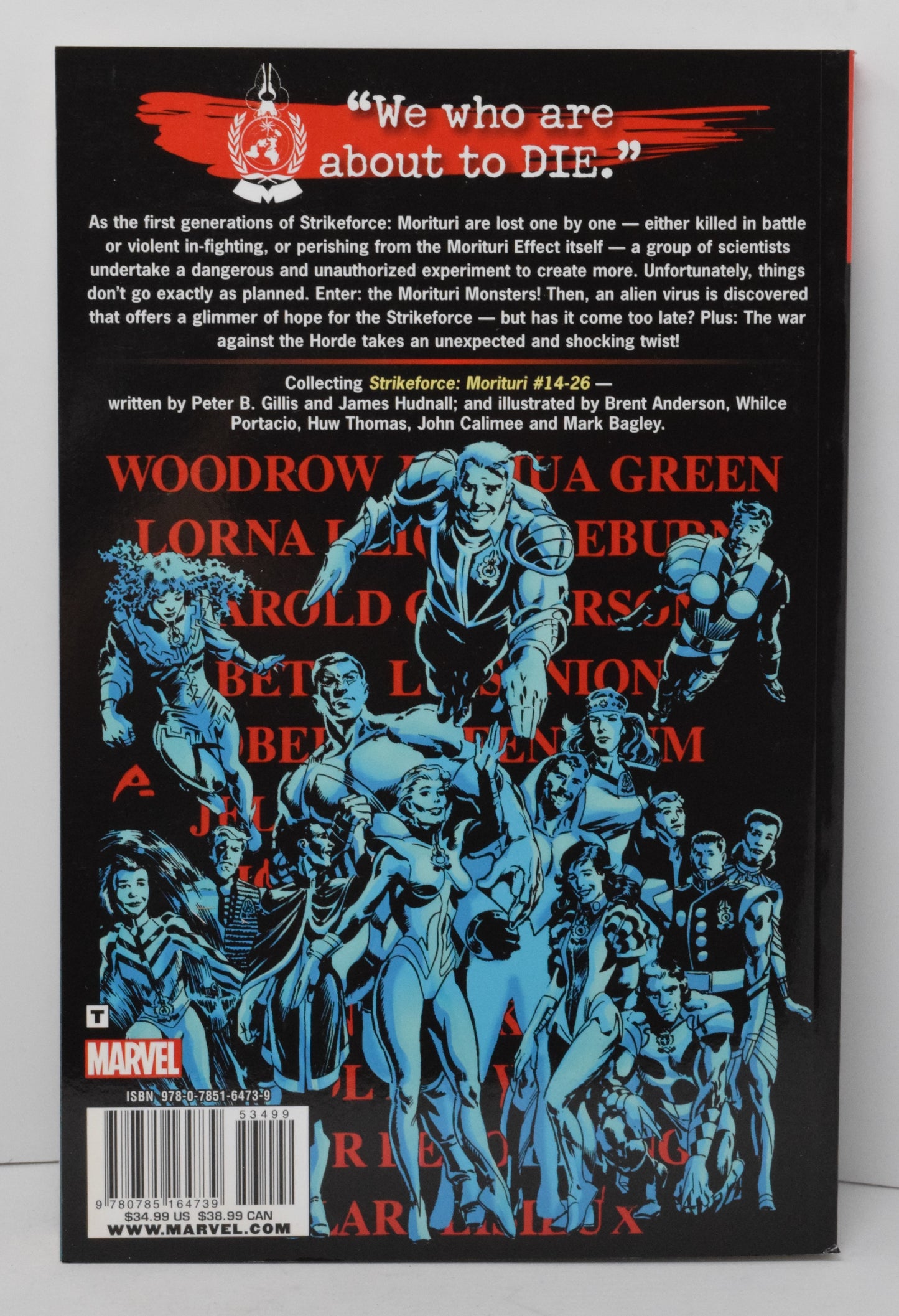 Strikeforce Morituri Vol 2 TP Marvel 2012 NM 14 - 26 - Golden Apple Comics