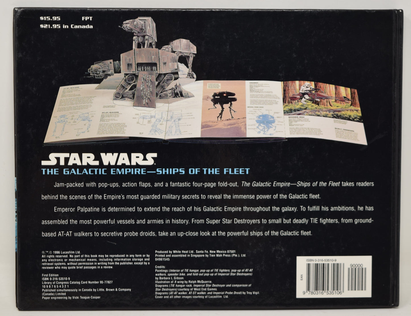 Star Wars Galactic Empire Ships of the Fleet 1996 - Golden Apple Comics