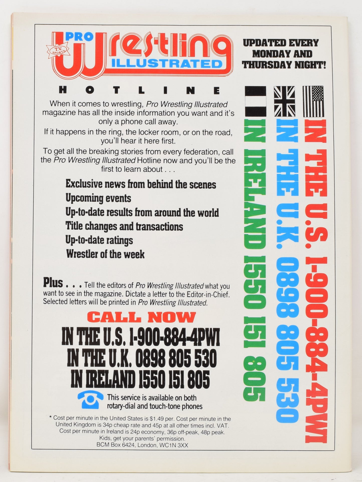 Pro Wrestling Illustrated Magazine January 1993 FN VF WWE WWF Ric Flair - Golden Apple Comics
