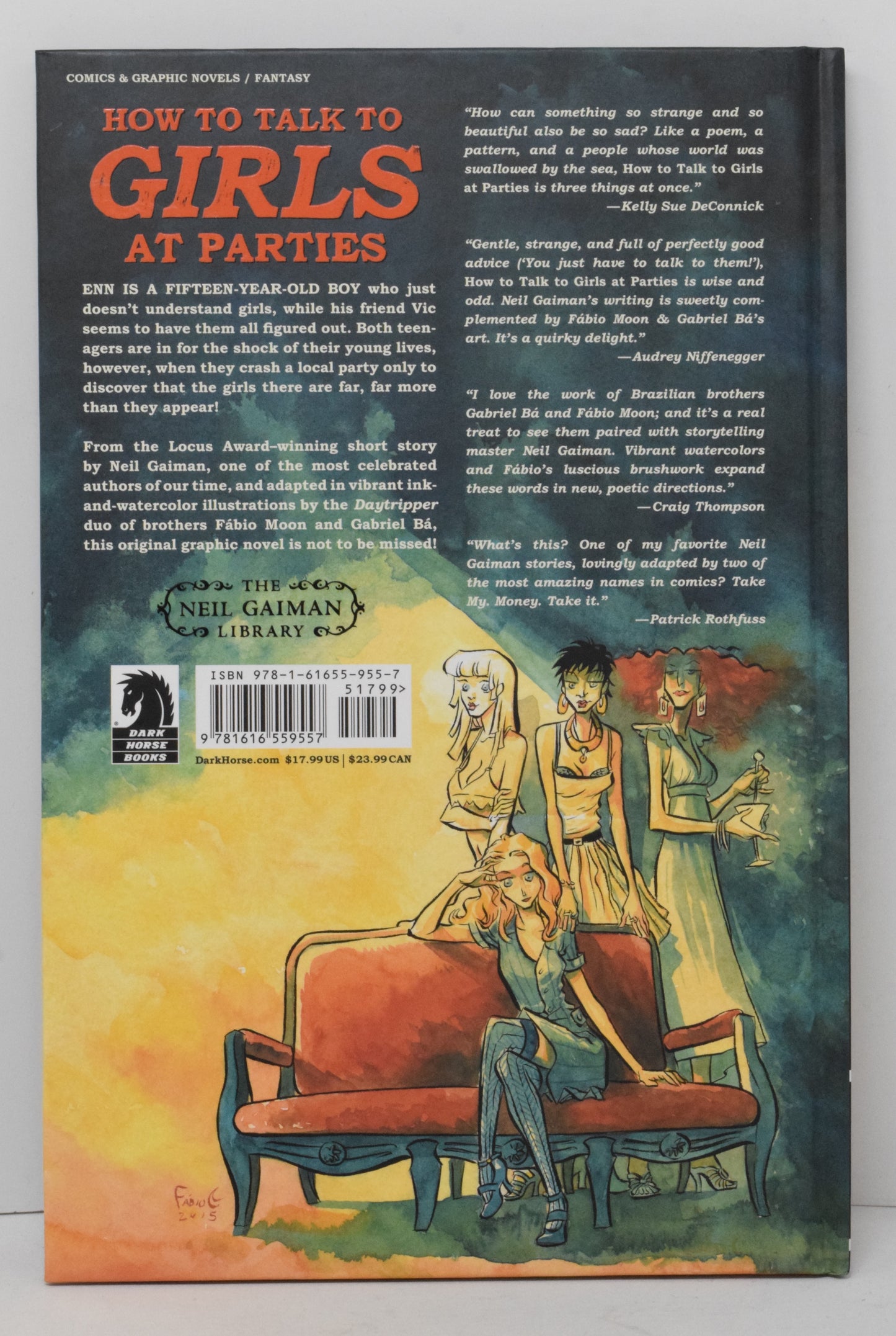 How To Talk To Girls At Parties HC Dark Horse 2016 NM Neil Gaiman
