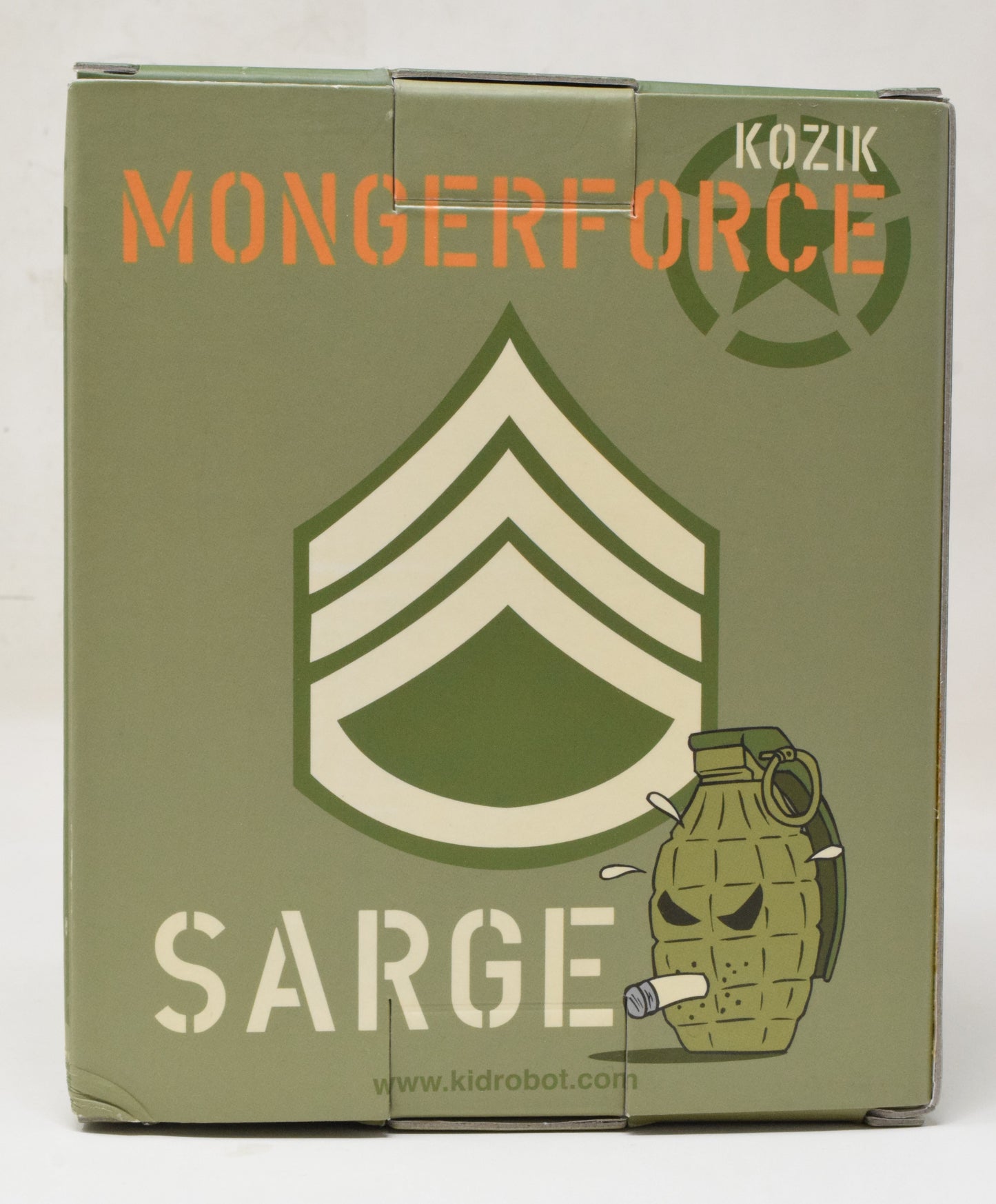 Frank Kozik Kidrobot Sarge Camo Desert Storm Mongerforce Mongers NIB