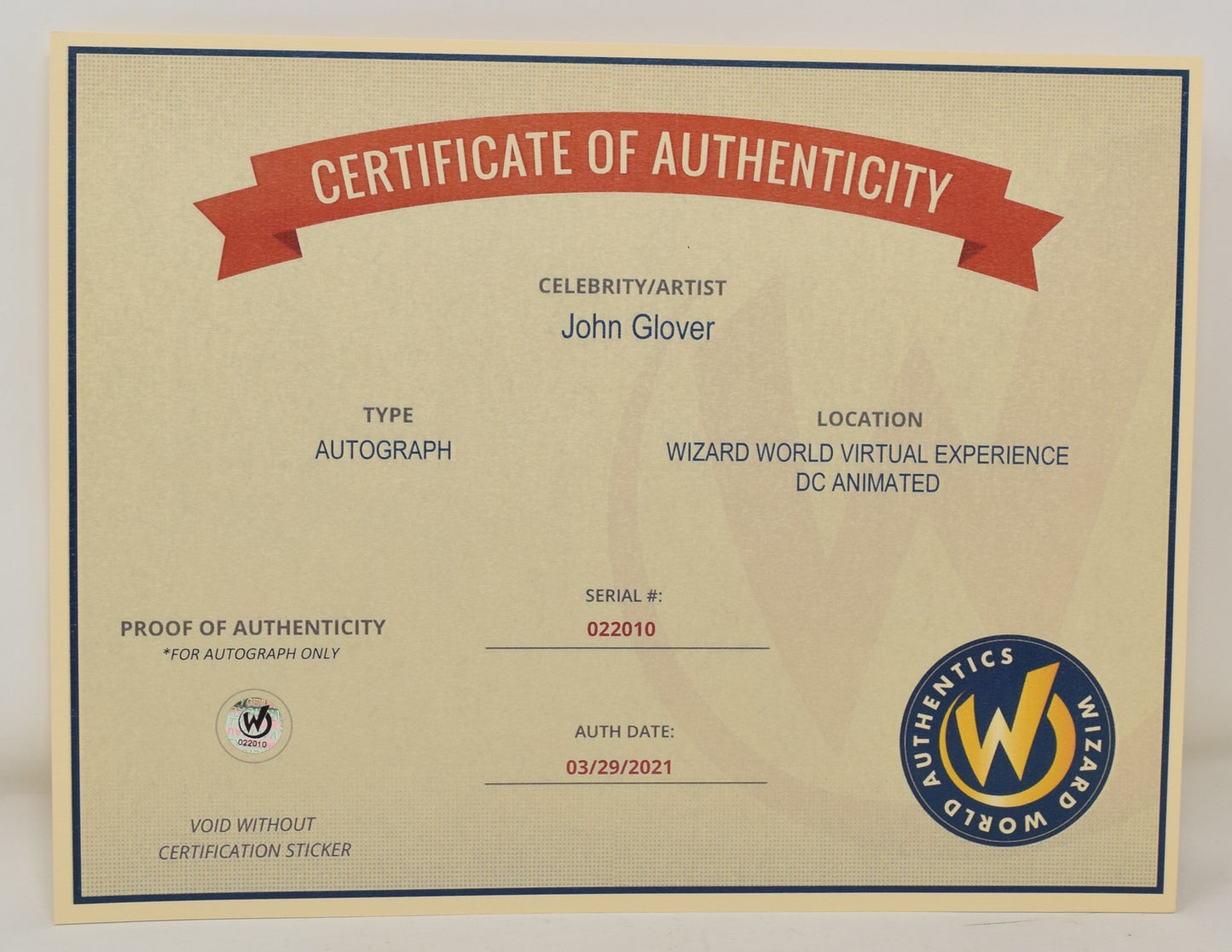 John Glover Smallville Lionel Luther Desk Signed Autograph 8 x 10 Photo COA