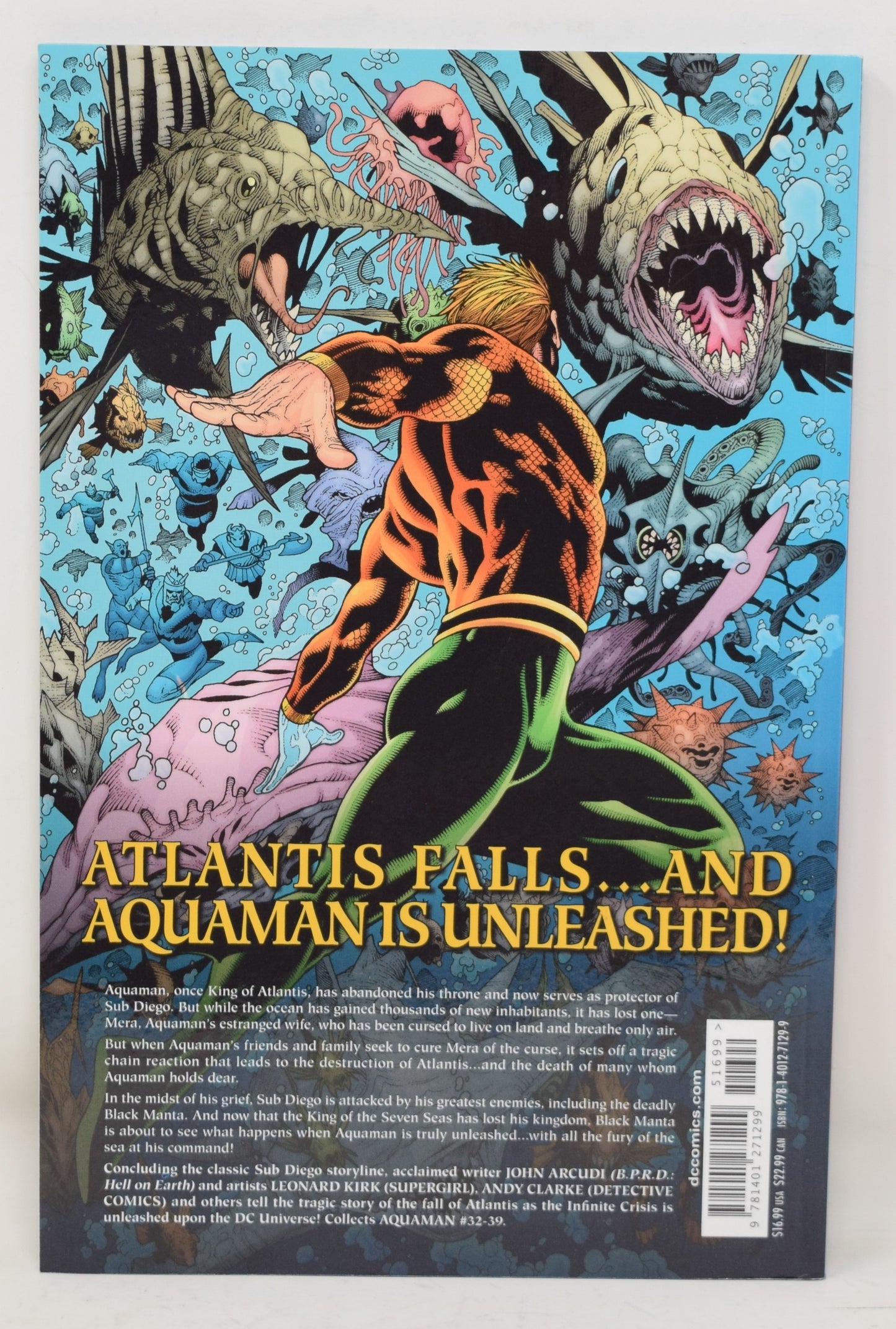 Aquaman Kingdom Lost GN DC 2017 NM New - Golden Apple Comics