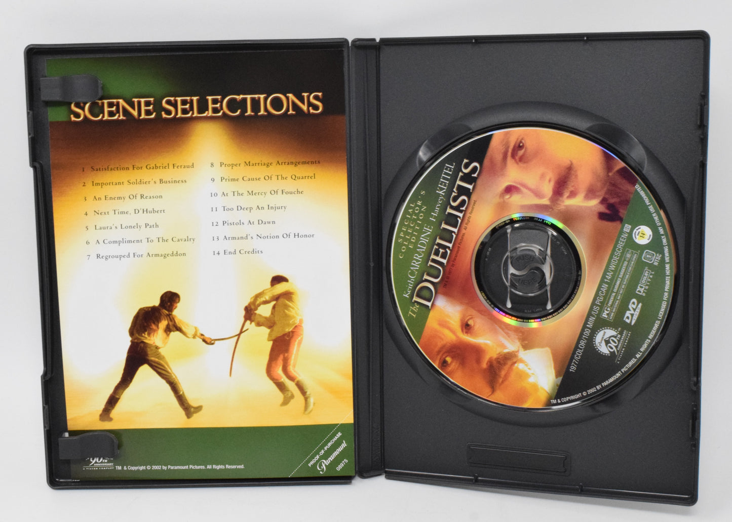 The Duellists Keith Carradine Harvey Keitel Special Collector's Edition DVD - Golden Apple Comics