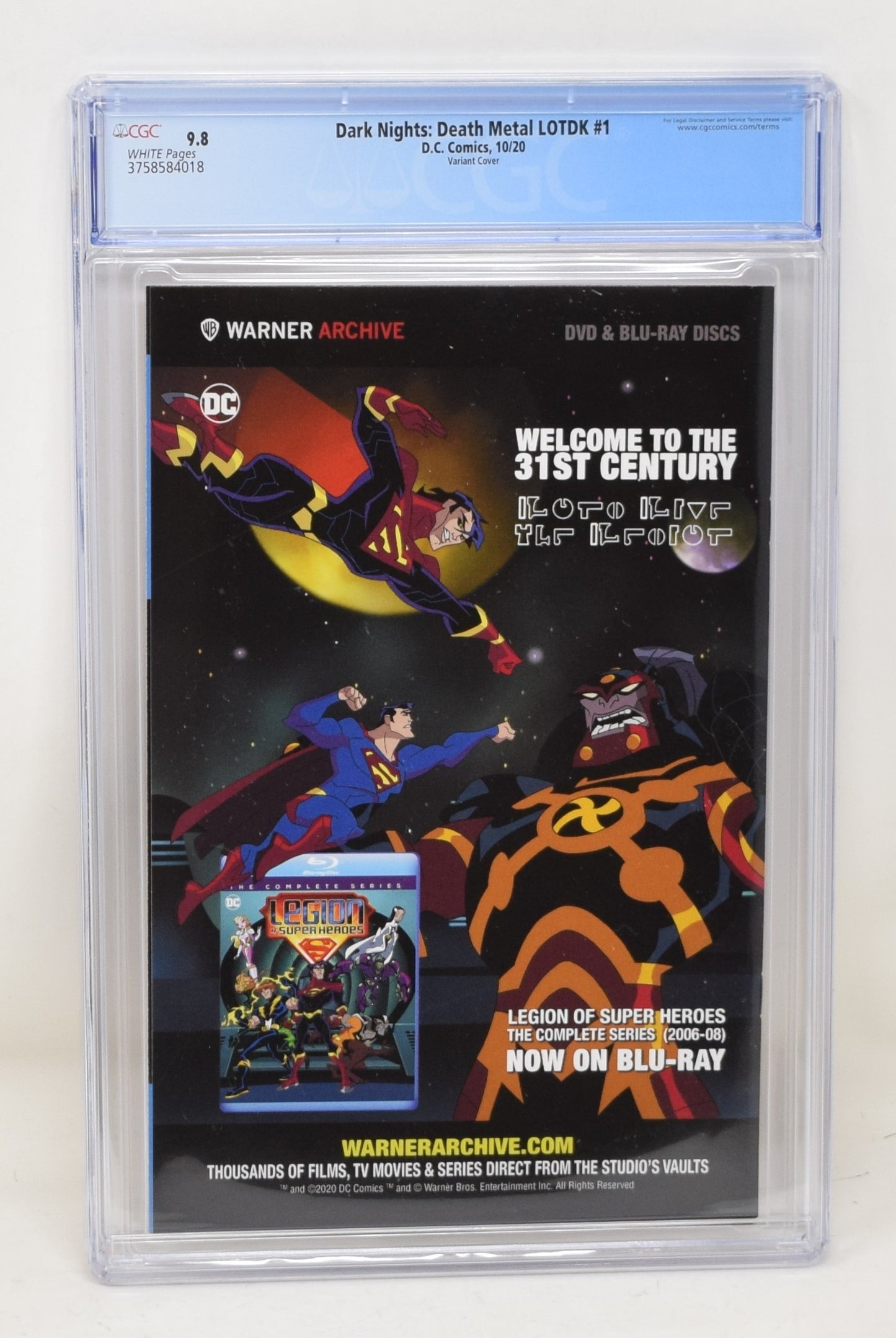 Dark Nights Death Metal LOTDK #1 Kaare Andrews Robin King 2020 DC CGC 9.8 - Golden Apple Comics