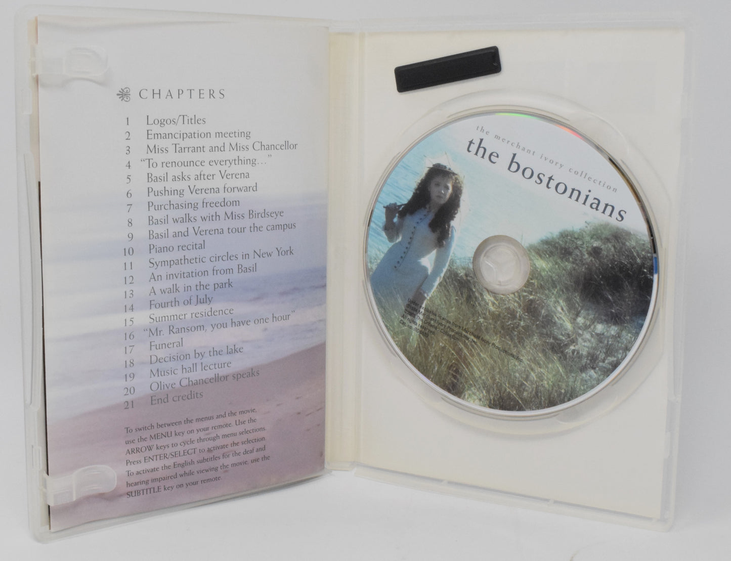 The Bostonians DVD Merchant Ivory Collection - Golden Apple Comics