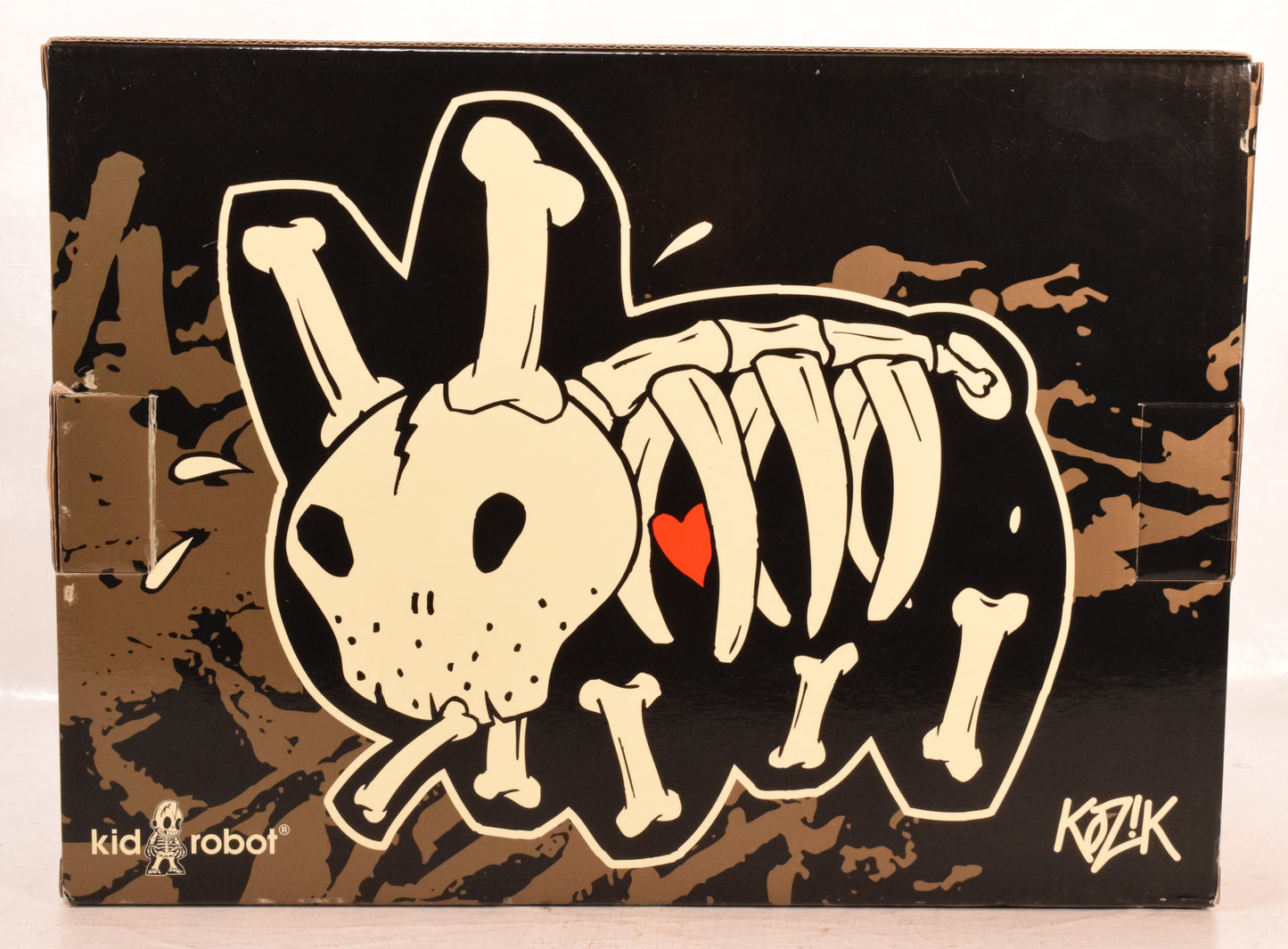 Frank Kozik Kidrobot Labbit Bones Glow GID 10" Vinyl Figure Signed