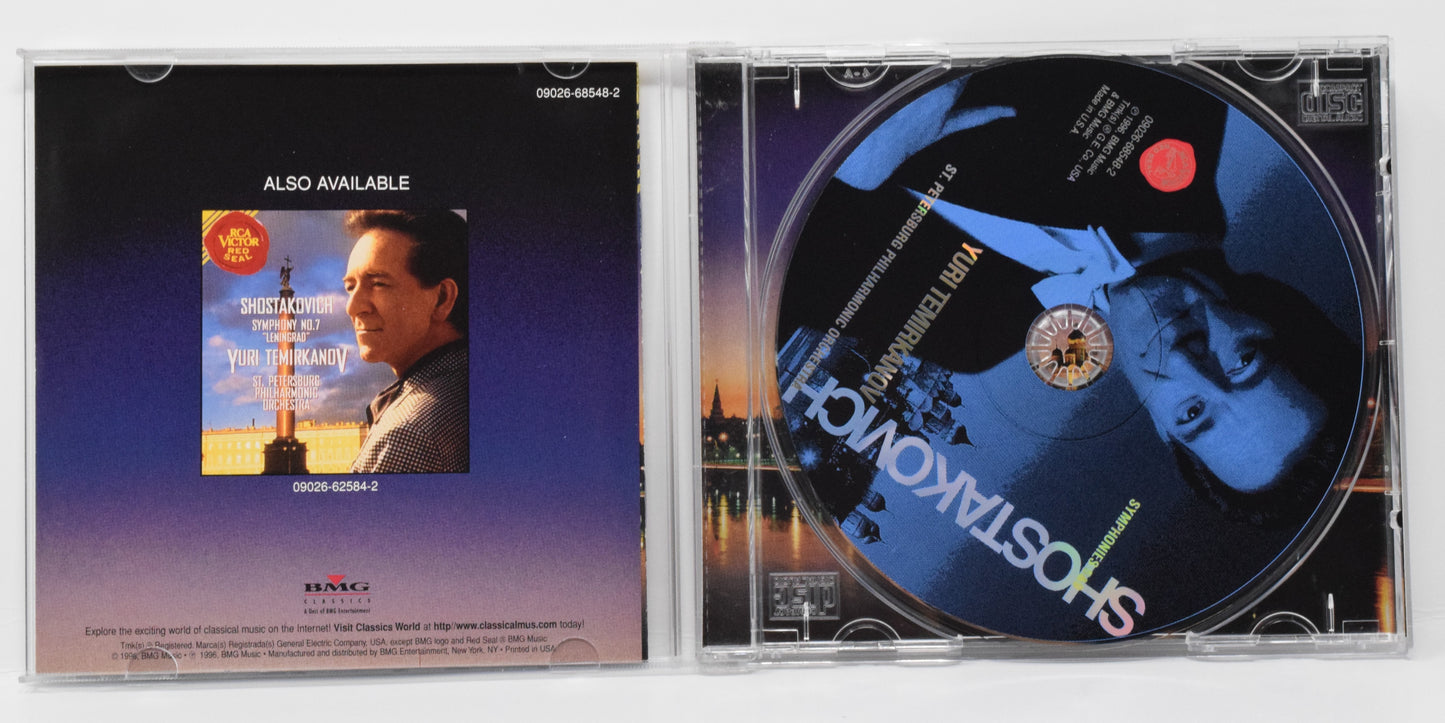 Shostakovich Yuri Temirkanov St Petersburg Phil Symphony 5 9 CD