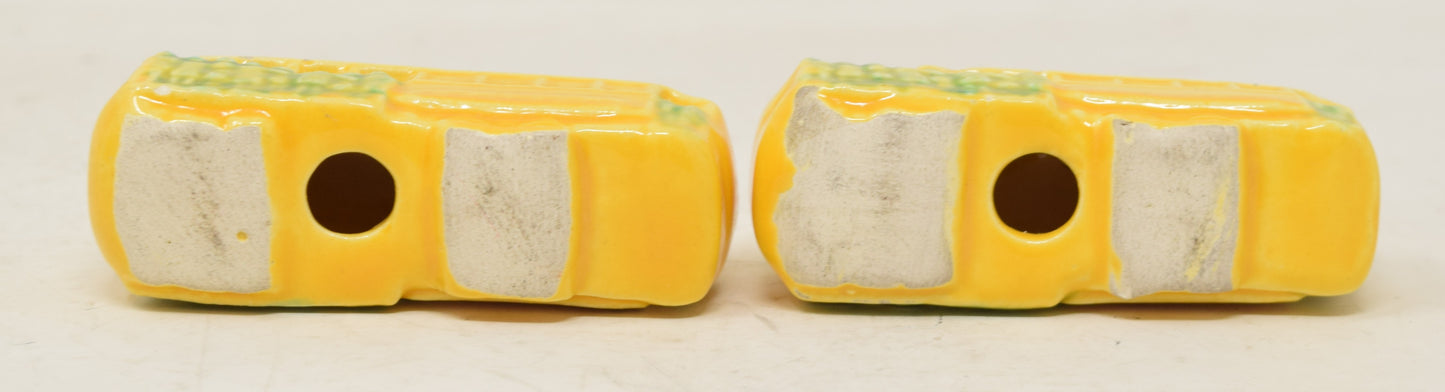 Salt Pepper Shakers San Francisco Cable Trolley Car Ceramic Vintage - Golden Apple Comics