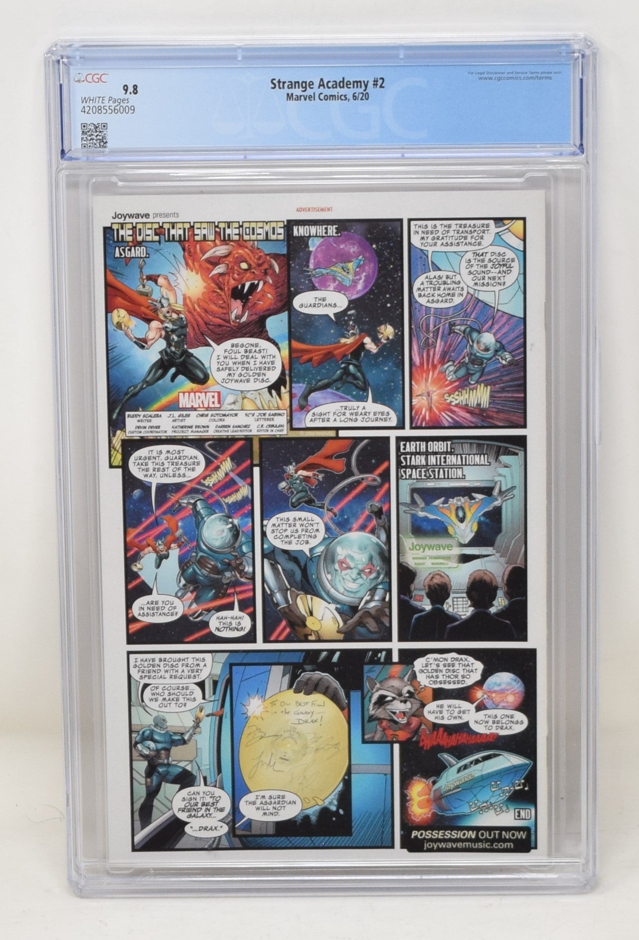 Strange Academy #2 A Humberto Ramos Skottie Young CGC 9.8