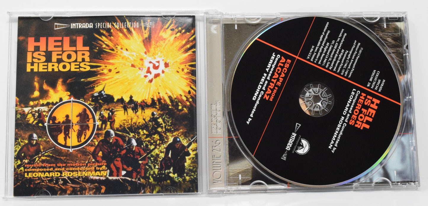 Escape Rfrom Alcatraz Soundtrack CD Jerry Fielding Hell Is For Heroes