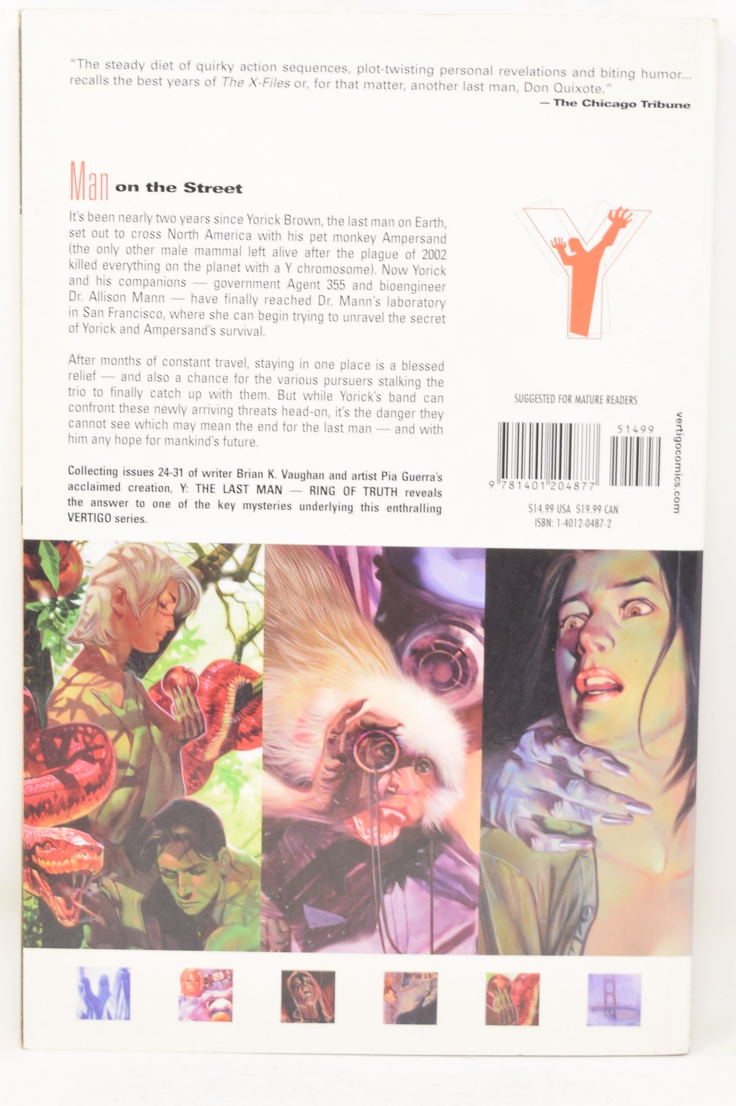 Y: The Last man Vol 5 Ring Of Truth Vertigo DC 2005 GN NM New