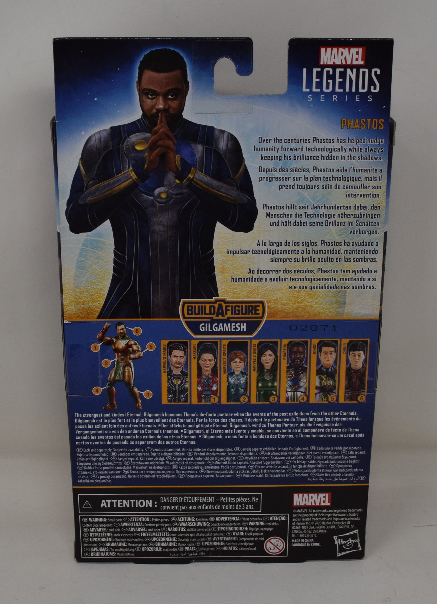 Eternals Phastos 6" Action Figure Marvel Legends MCU Hasbro NIB