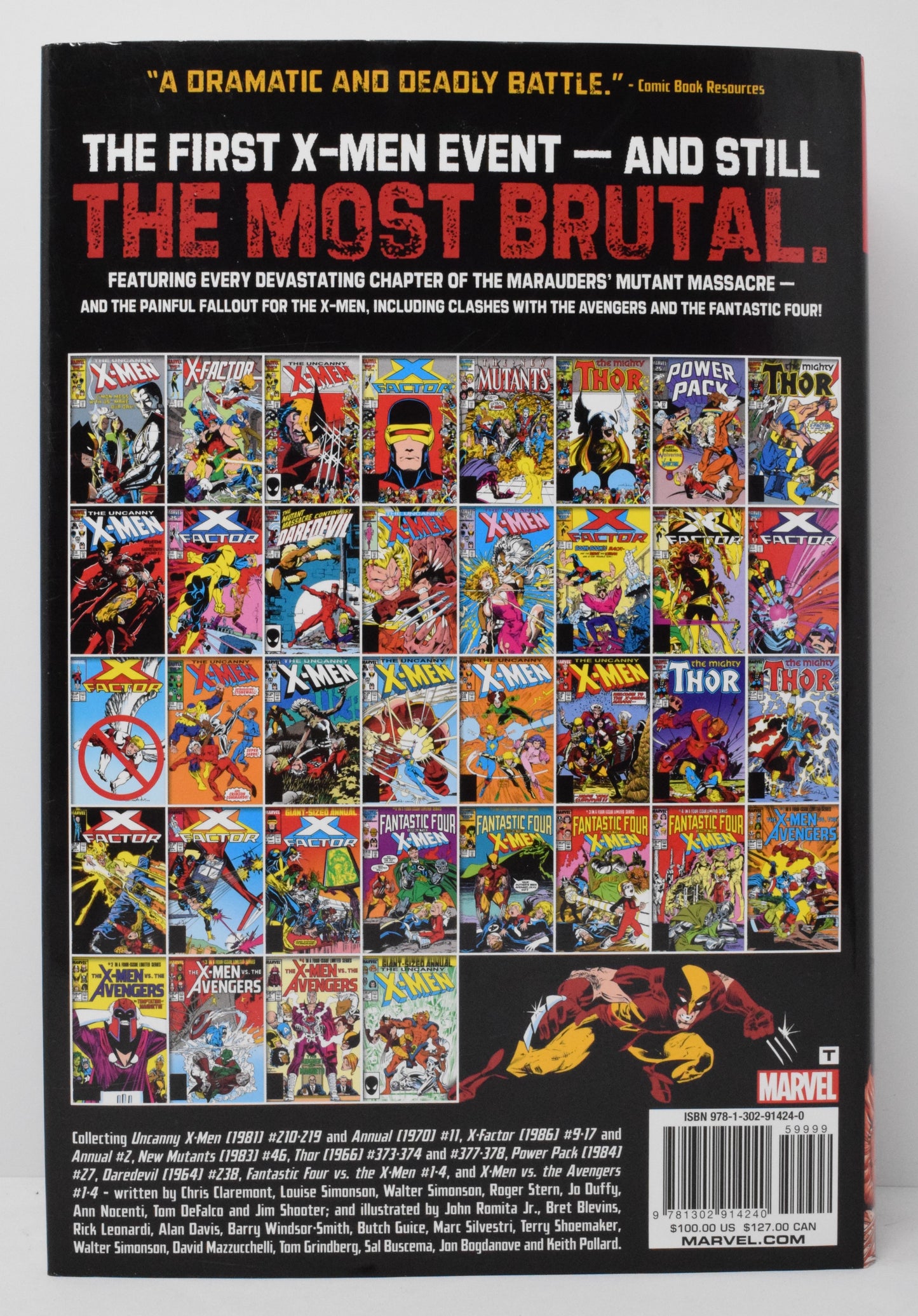 X-Men Mutant Massacre Omnibus HC Marvel 2018 John Romita Chris Claremont