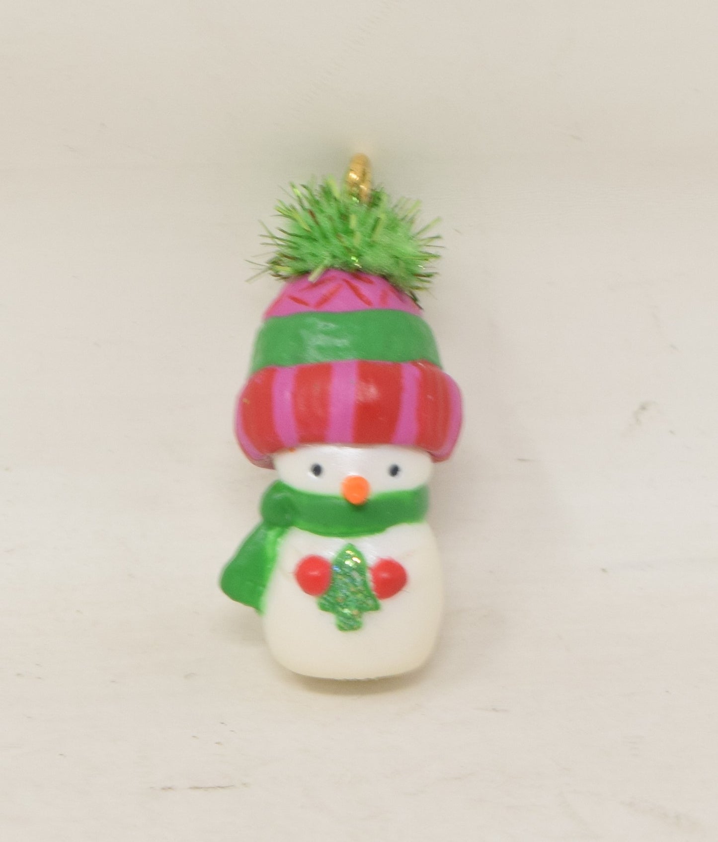 Hallmark Keepsake Ornament Snow Cozy Snowman Miniature Christmas Tree 2004 NIB
