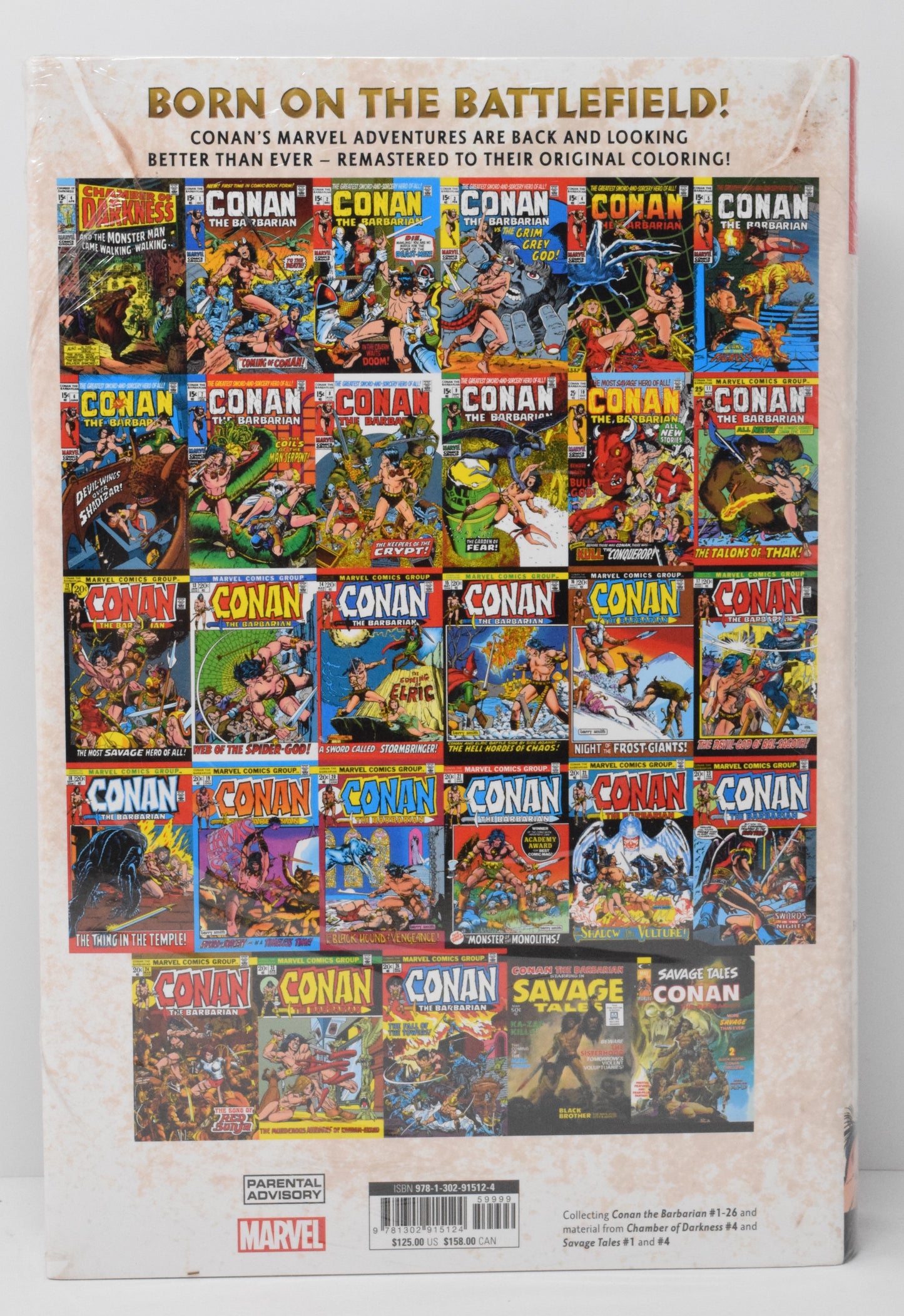 Conan The Barbarian 1 Omnibus HC Marvel 2019 NM Sealed John Cassaday