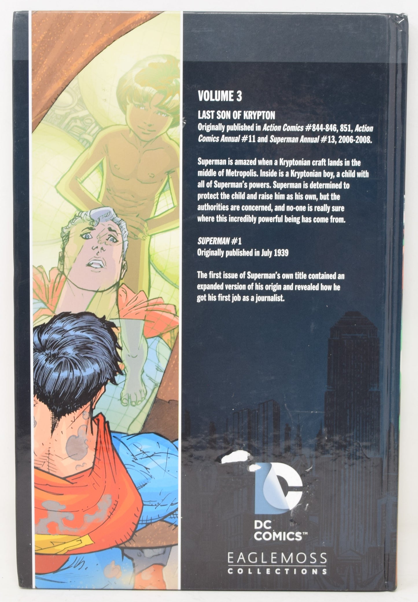 Superman Vol 3 Last Son of Krypton HC Eaglemoss 2015 NM New - Golden Apple Comics