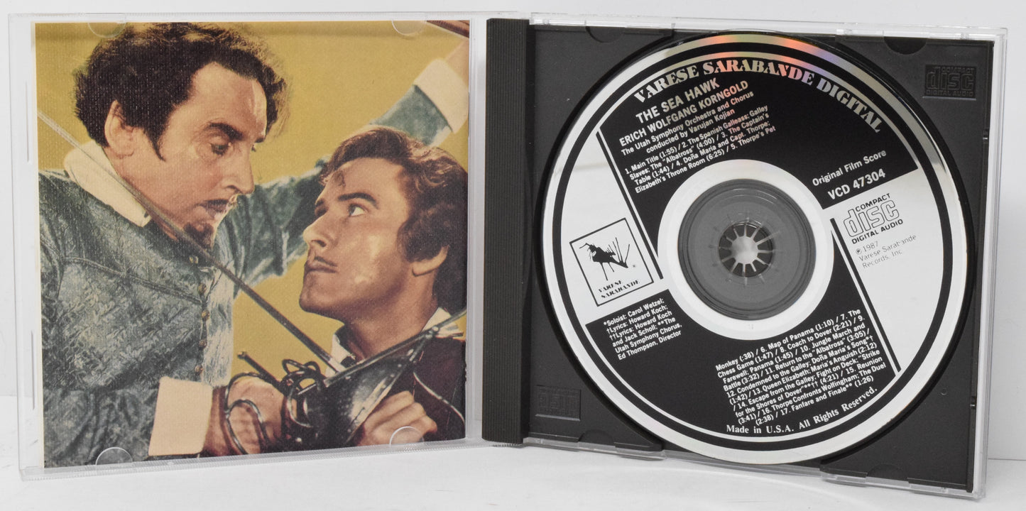 The Sea Hawk Soundtrack CD Varujan Kojian Varese - Golden Apple Comics