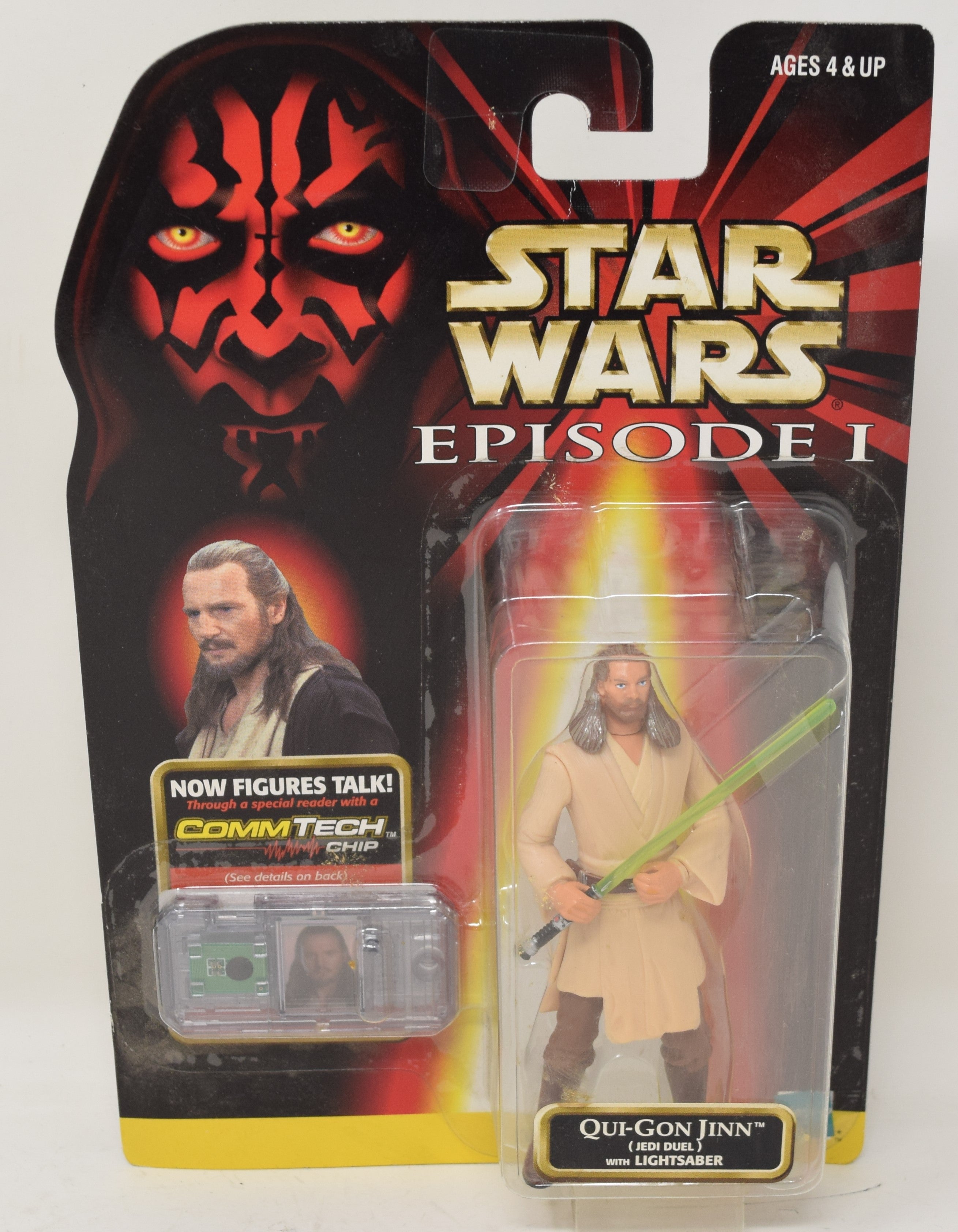 Hasbro Star Wars: Episode 1 Qui-Gon Jinn Jedi Duel Action Figure New Sealed