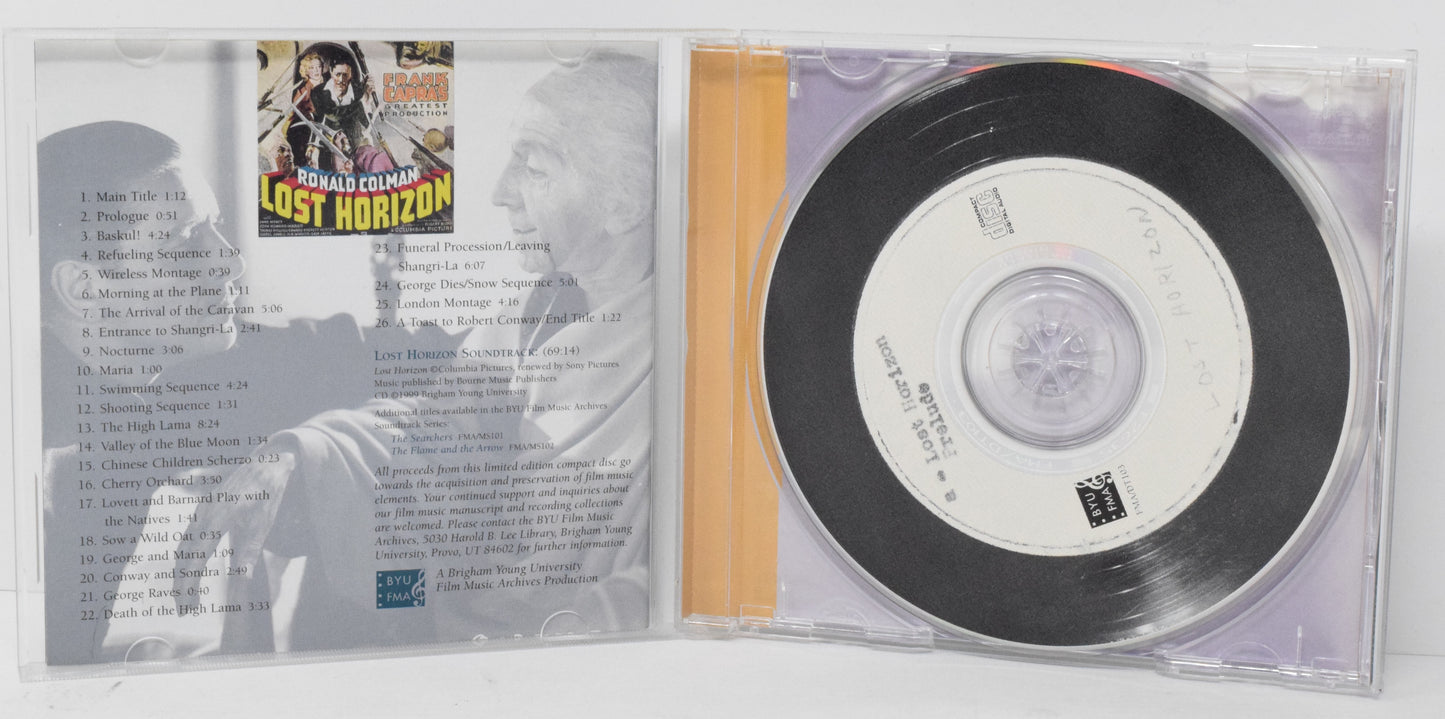 Lost Horizon Soundtrack CD Dimitri Tiomkin BYU FMA - Golden Apple Comics