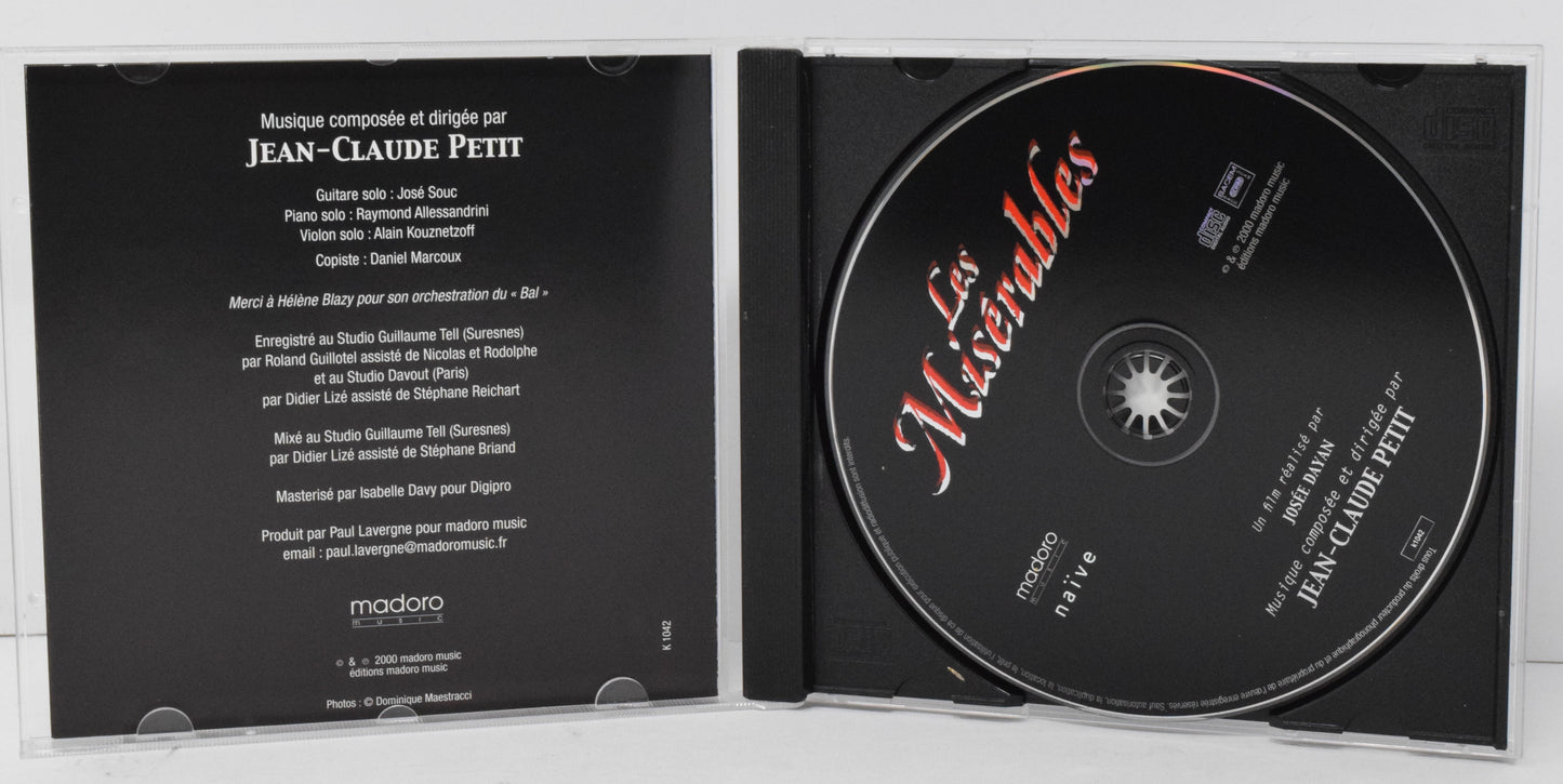 Les Miserables Soundtrack CD Jean Claude Petit Madoro - Golden Apple Comics