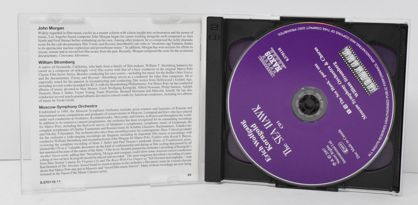 The Sea Hawk Deception Soundtrack CD William Stromberg FMC Naxos - Golden Apple Comics