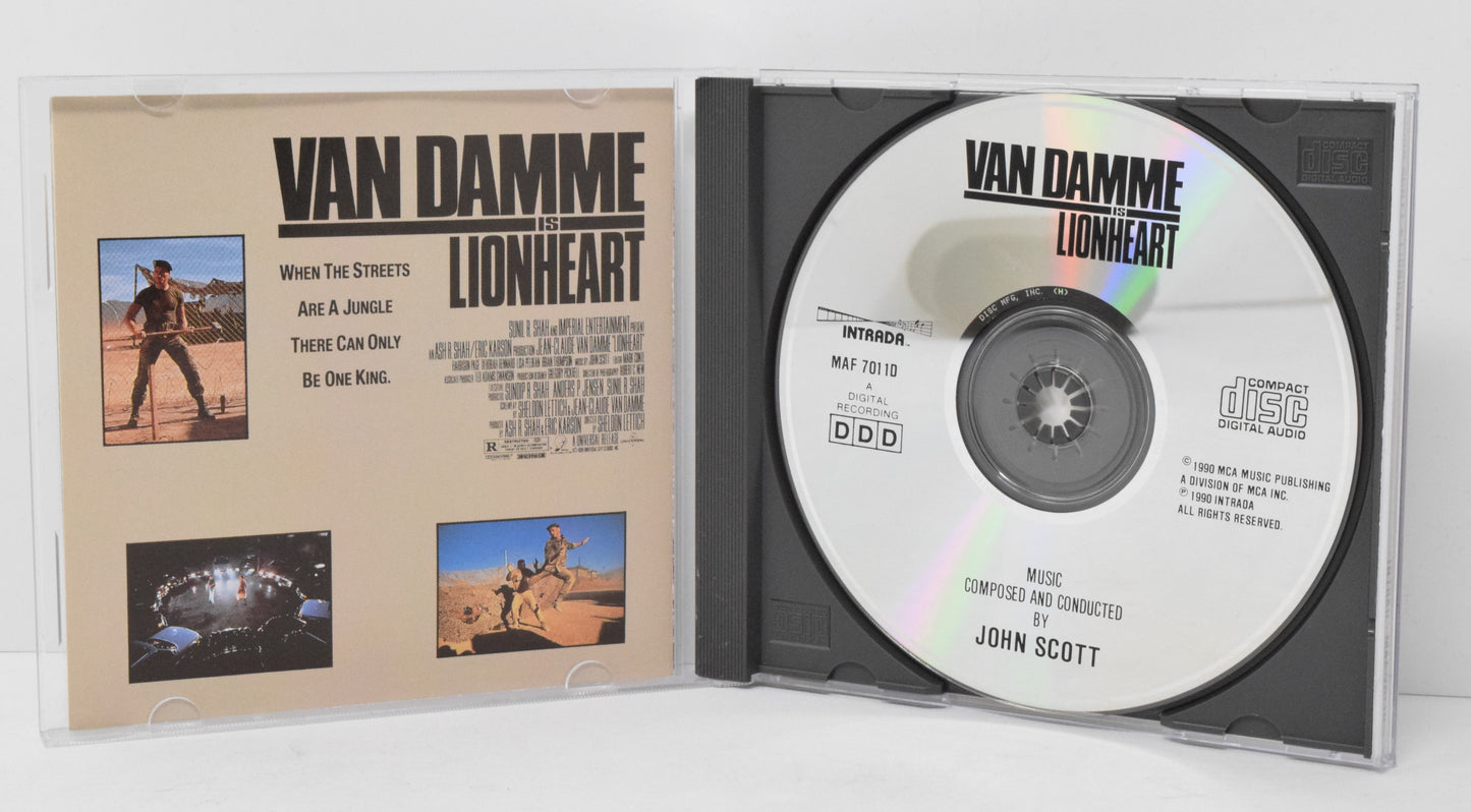 Lionheart Soundtrack CD John Scott Intrada Van Damme - Golden Apple Comics