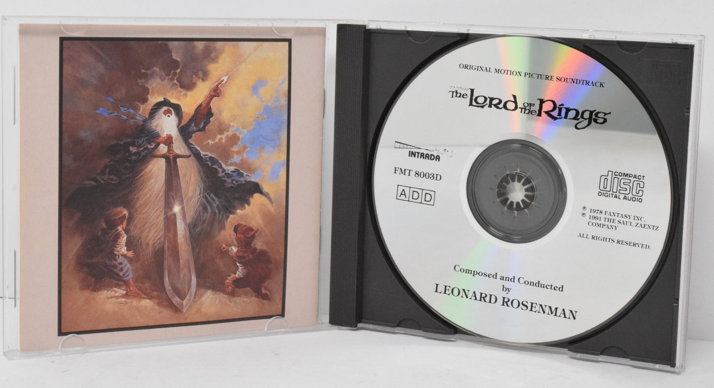 The Lord Of The Rings Soundtrack CD Leonard Rosenman Intrada FMT 1978