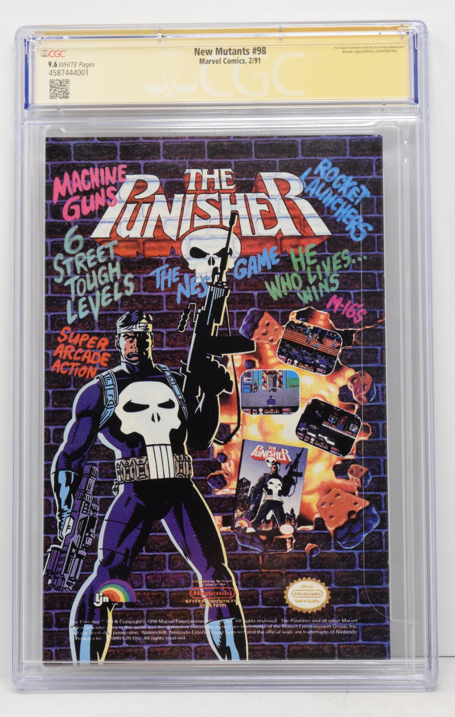 New Mutants 98 Marvel 1991 CGC SS 9.6 Signed Rob Liefeld