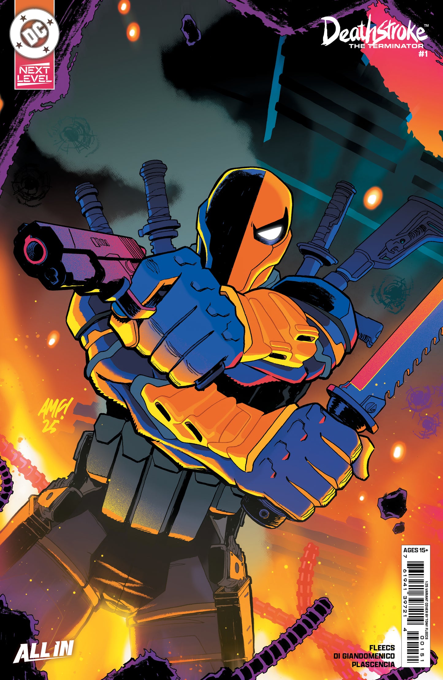 Deathstroke The Terminator #1 G 1:25 Tony Fleecs Variant (03/18/2026) Dc - Golden Apple Comics