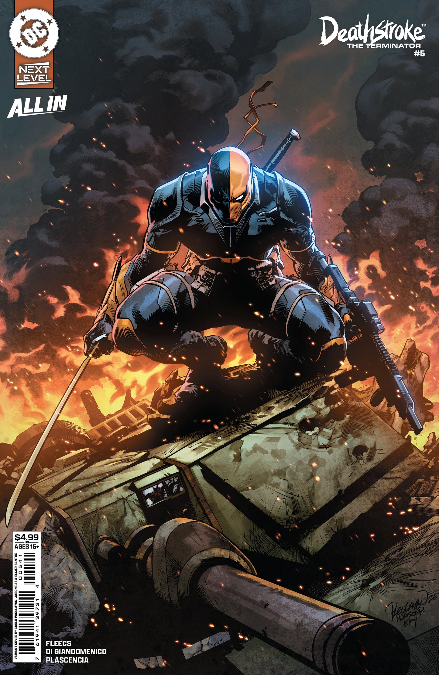 Deathstroke The Terminator #5 D Carlo Pagulayan Variant (07/15/2026) Dc