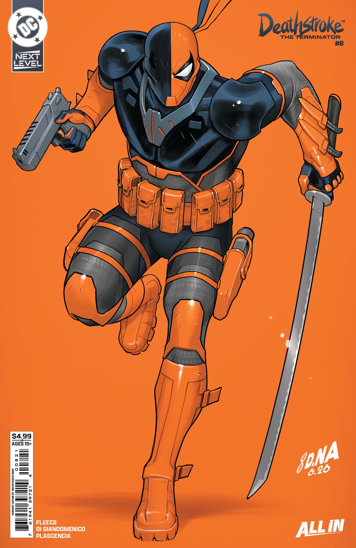 Deathstroke The Terminator #8 B David Nakayama Variant (10/21/2026) Dc