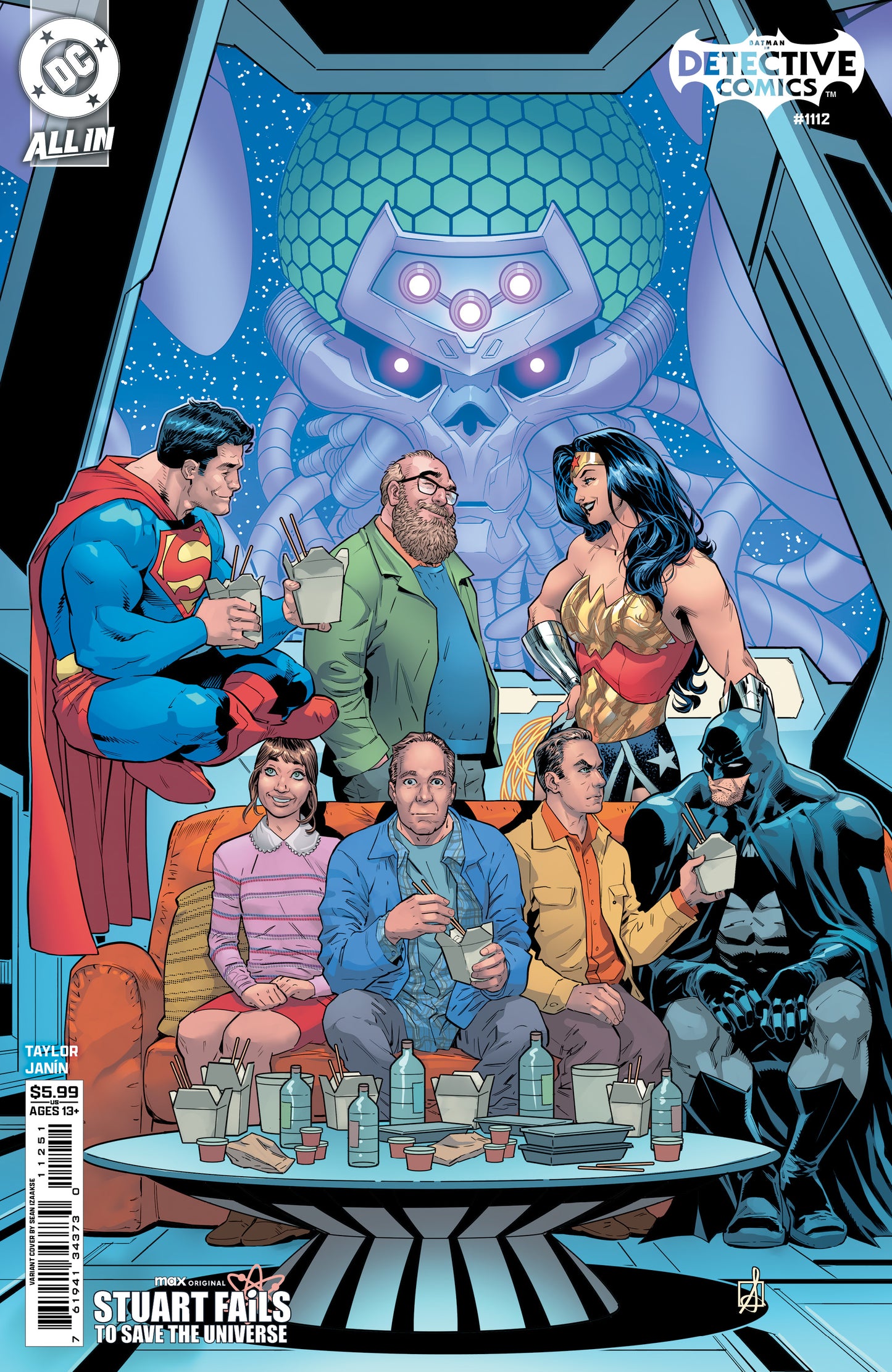 Batman Detective Comics #1112 E Sean Izaakes Stuart Fails To Save The Universe Variant (08/26/2026) Dc