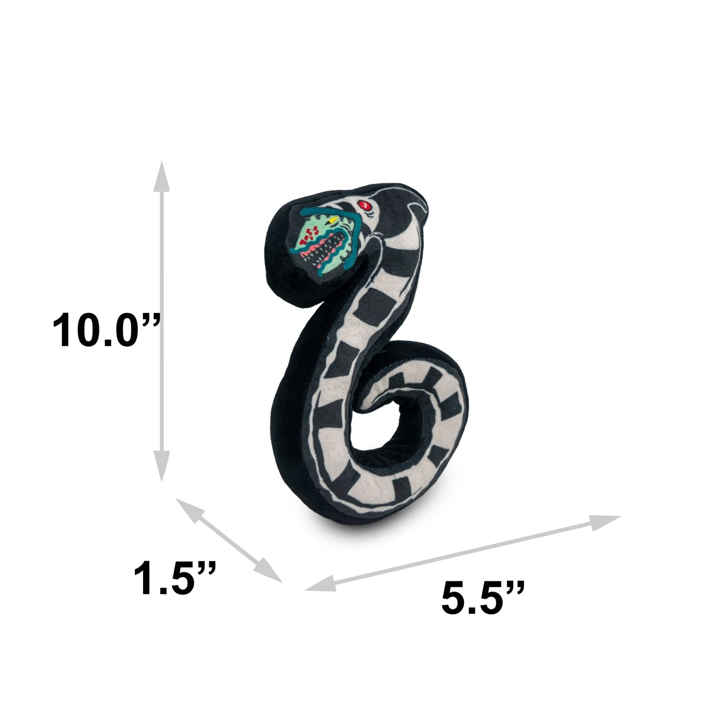 Dog Toy Squeaker Plush - Beetlejuice Sandworm