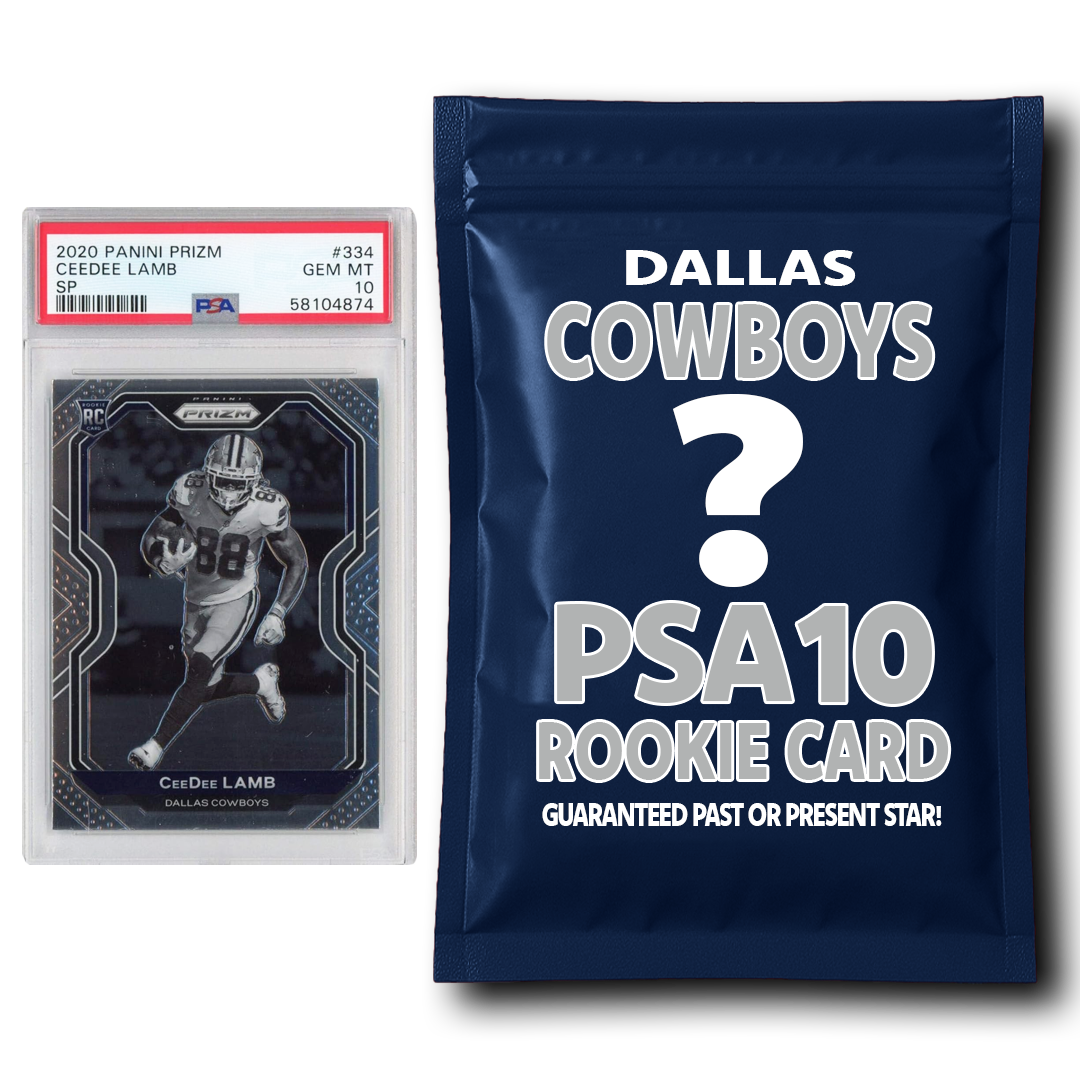 Dallas Cowboys PSA 10 Graded Rookie Card Mystery Pack - Golden Apple Comics