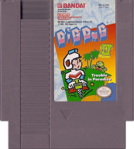 Dig Dug II: Trouble in Paradise - NES