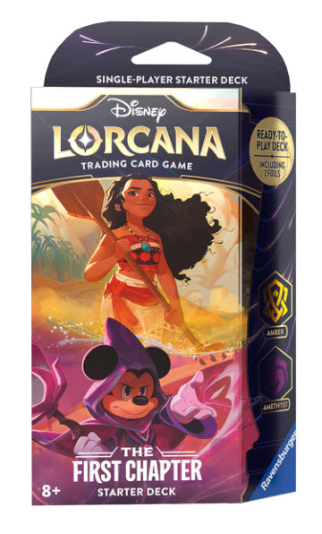 Disney Lorcana: The First Chapter Starter - Moana and Mickey (Amber/Amethyst deck) - Golden Apple Comics