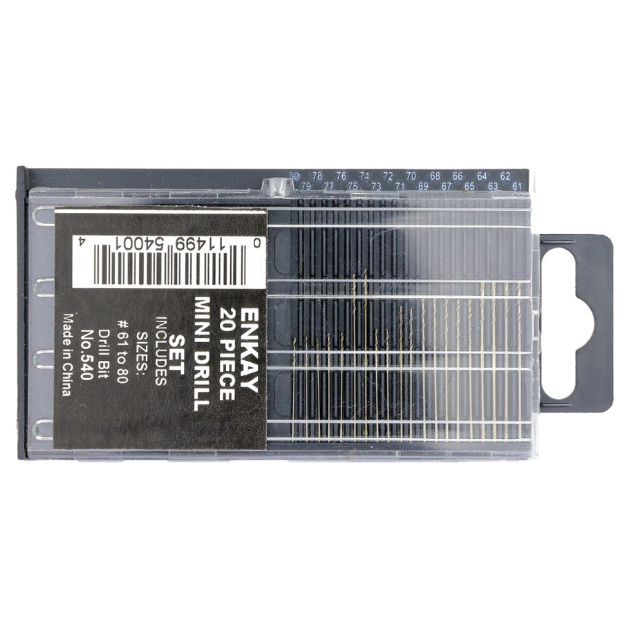 Enkay: Mini Drill Set - Sizes #61 - #80