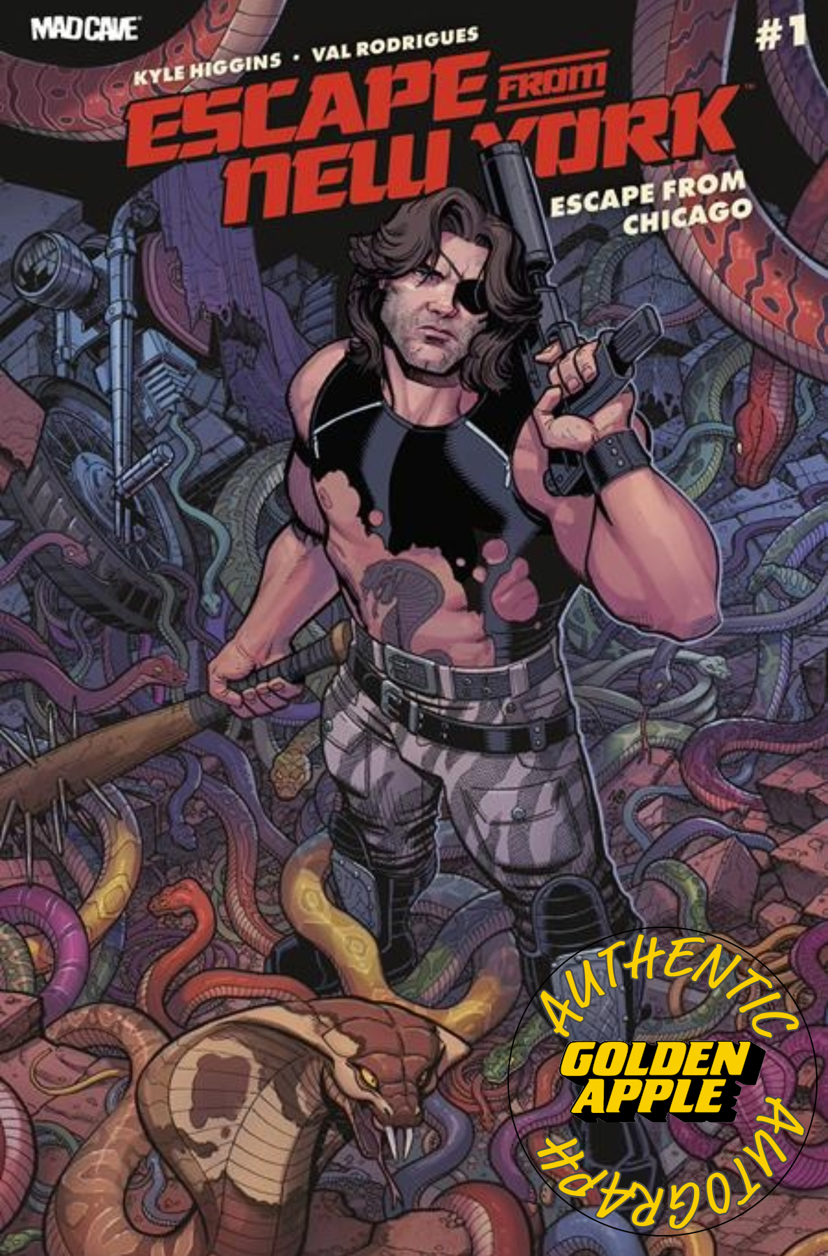 Escape From New York Escape From Chicago #1 E Dan Panosian Foil Variant SIGNED Kyle Higgins (09/23/2026) Mad Cave