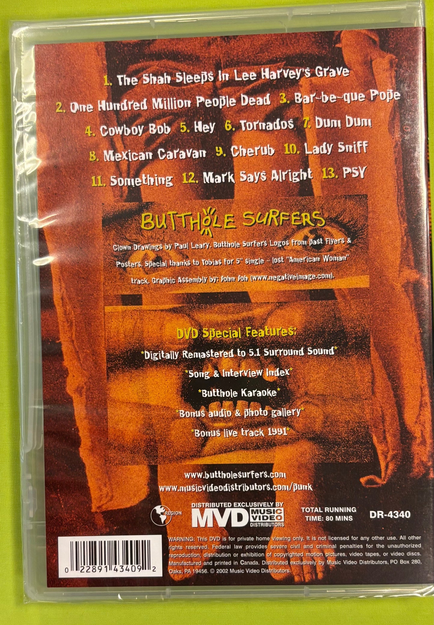 Butthole Surfers - Blind Eye Sees All (Live in Detroit 1985) DVD