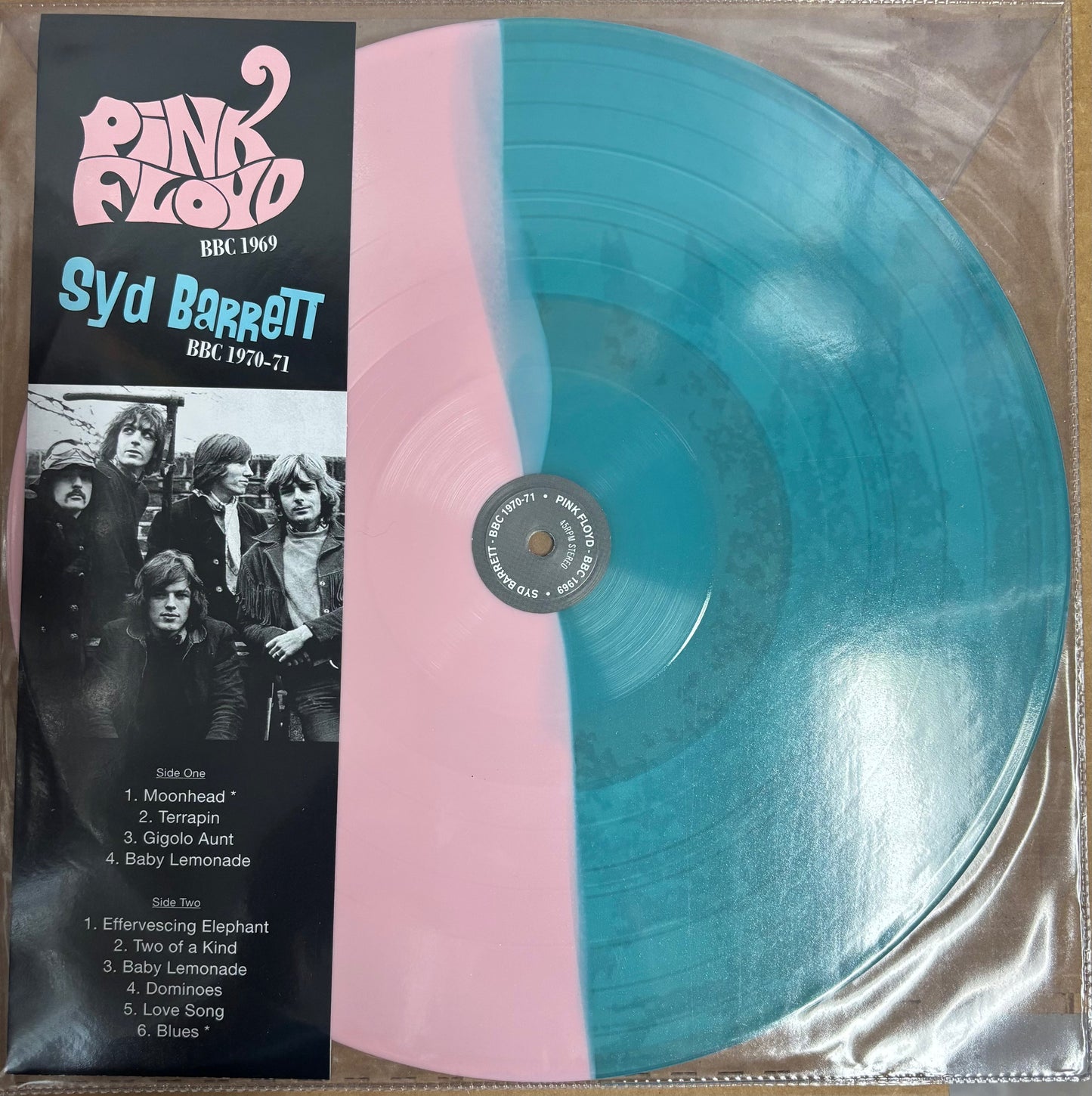 PINK FLOYD - BBC 1969 / SYD BARRETT BBC 1970-1971 COLOR VINYL LP RECORD *UNOFFICIAL RELEASE*