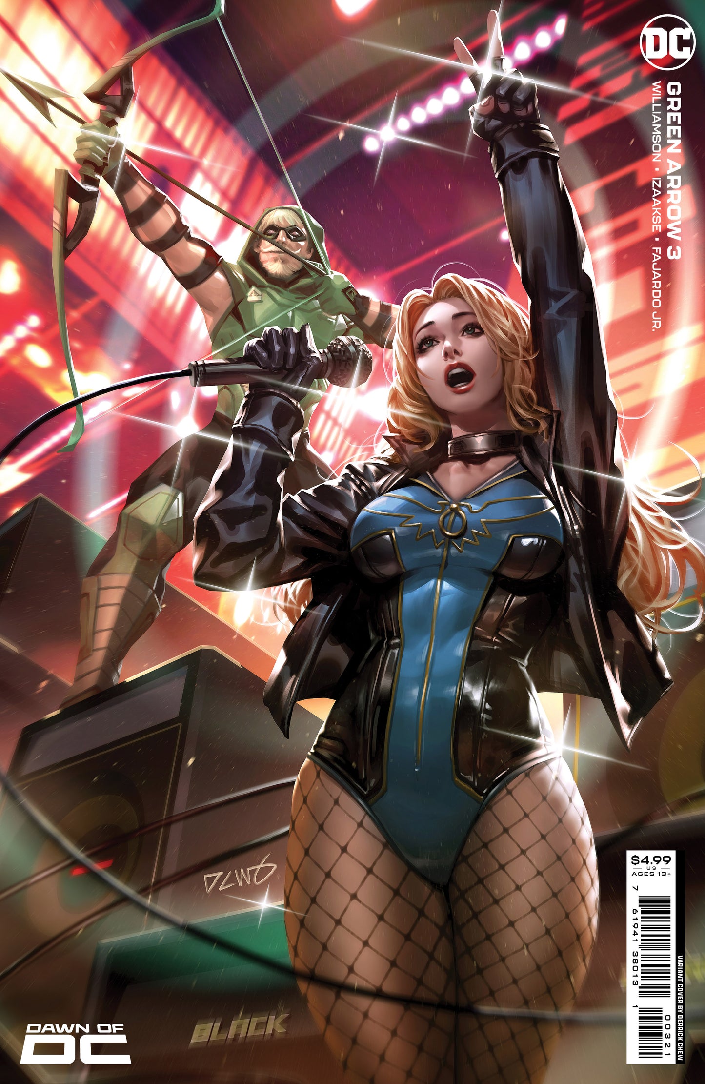 Green Arrow #3 (Of 6) B Derrick Chew Black Canary GGA Variant (06/27/2023) Dc