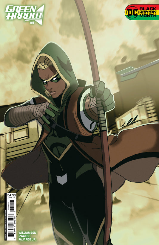 Green Arrow #9 (Of 12) C Nikolas Draper-Ivey Black History Month Card Stock Variant (02/27/2024) Dc