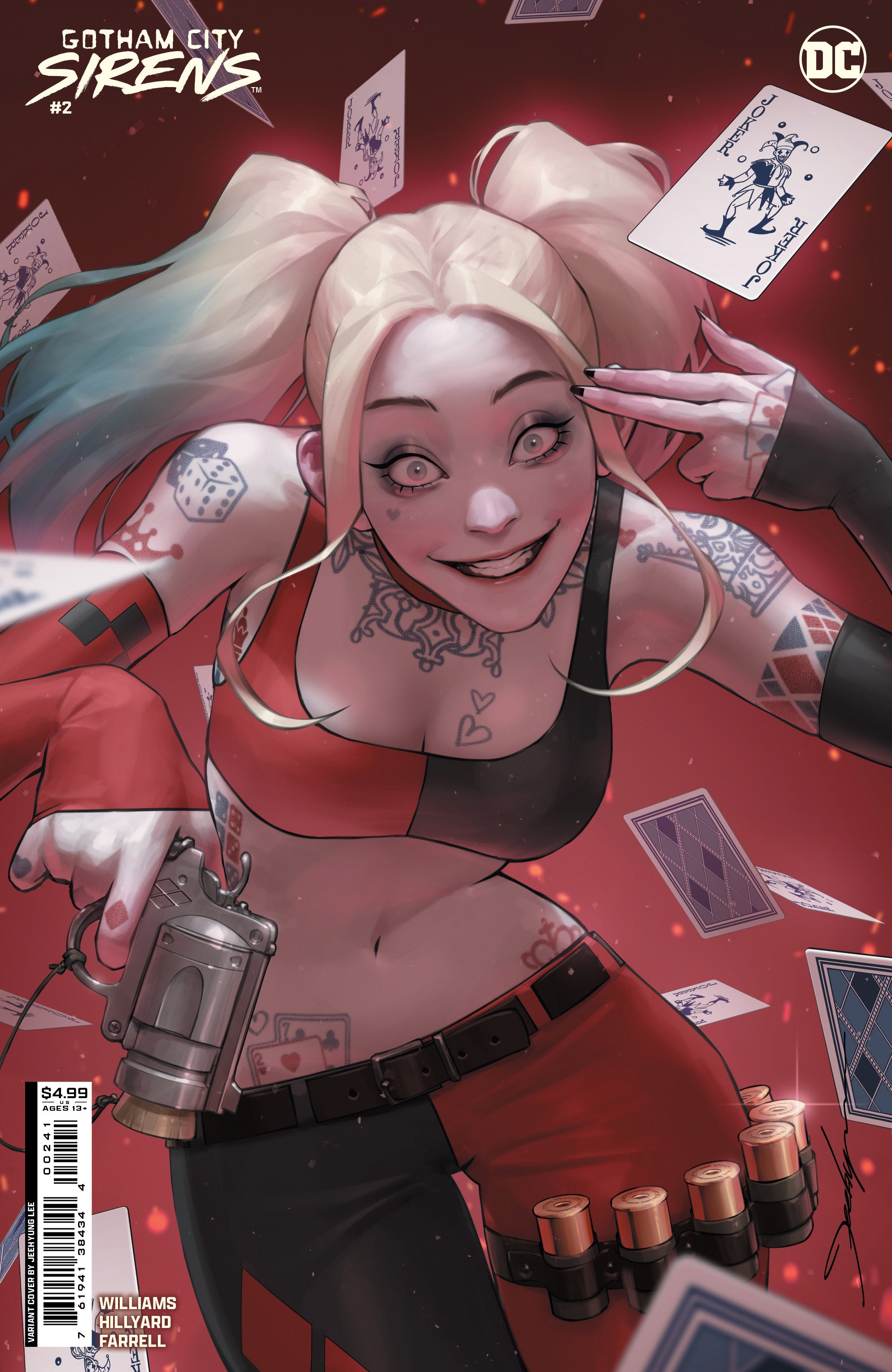 Gotham City Sirens #2 (Of 4) C Jeehyung Lee SIGNED Harley Quinn Varian –  Golden Apple Comics