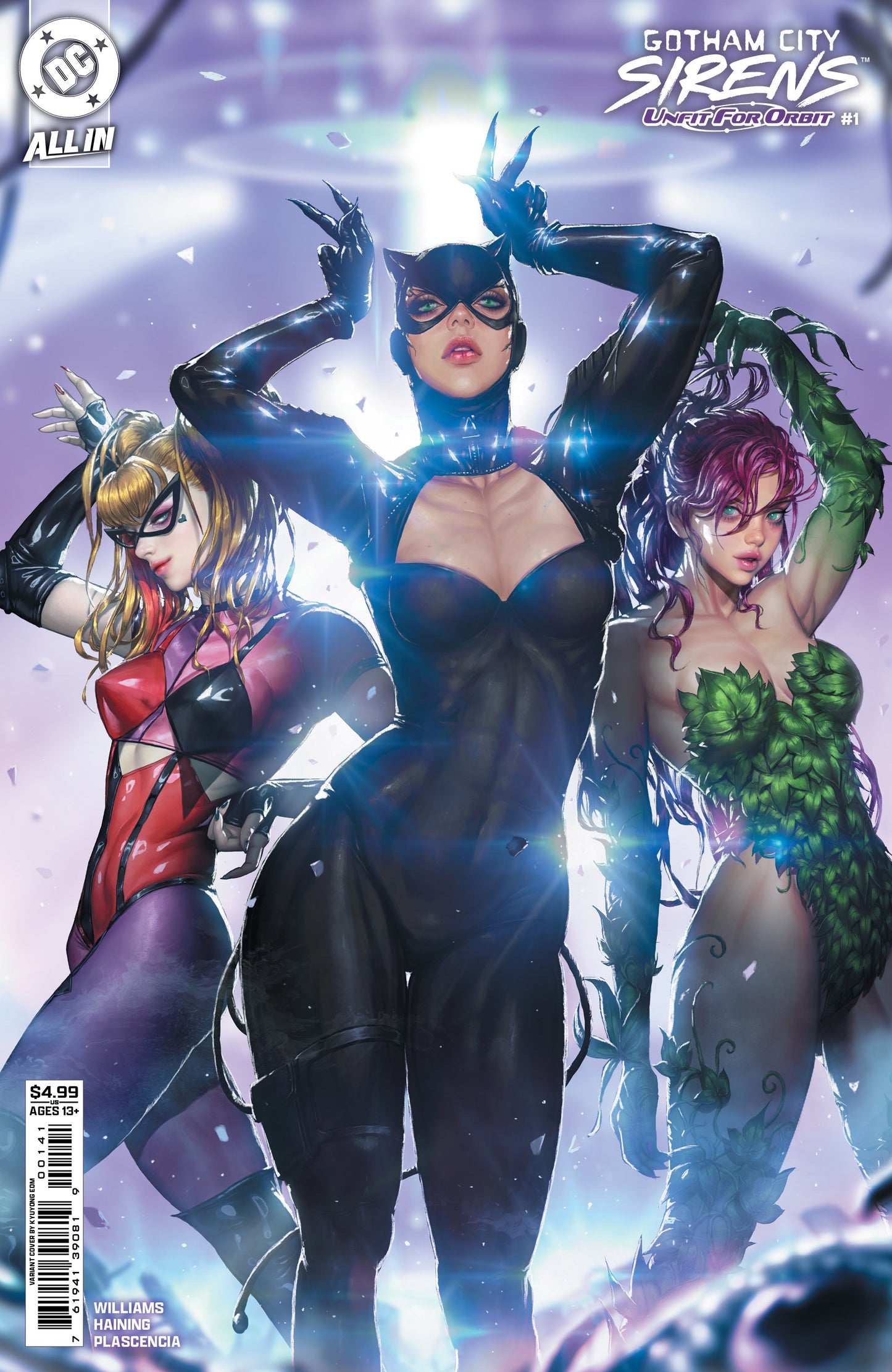 Gotham City Sirens Unfit For Orbit #1 (Of 5) C Kyuyong Eom Variant (07/02/2025) Dc