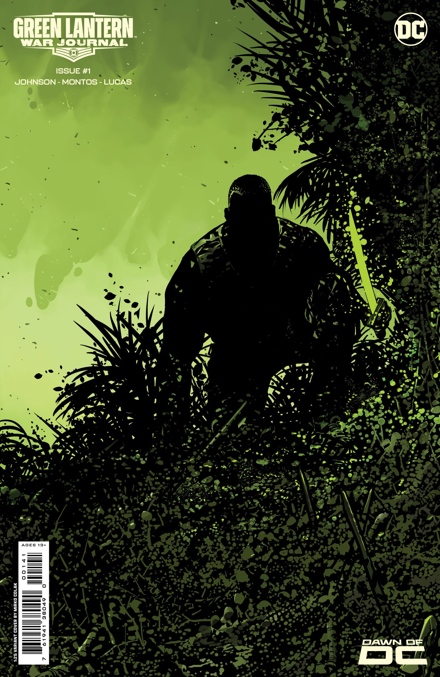 Green Lantern War Journal #1 F 1:25 Mirko Colak Variant (09/19/2023) Dc - Golden Apple Comics