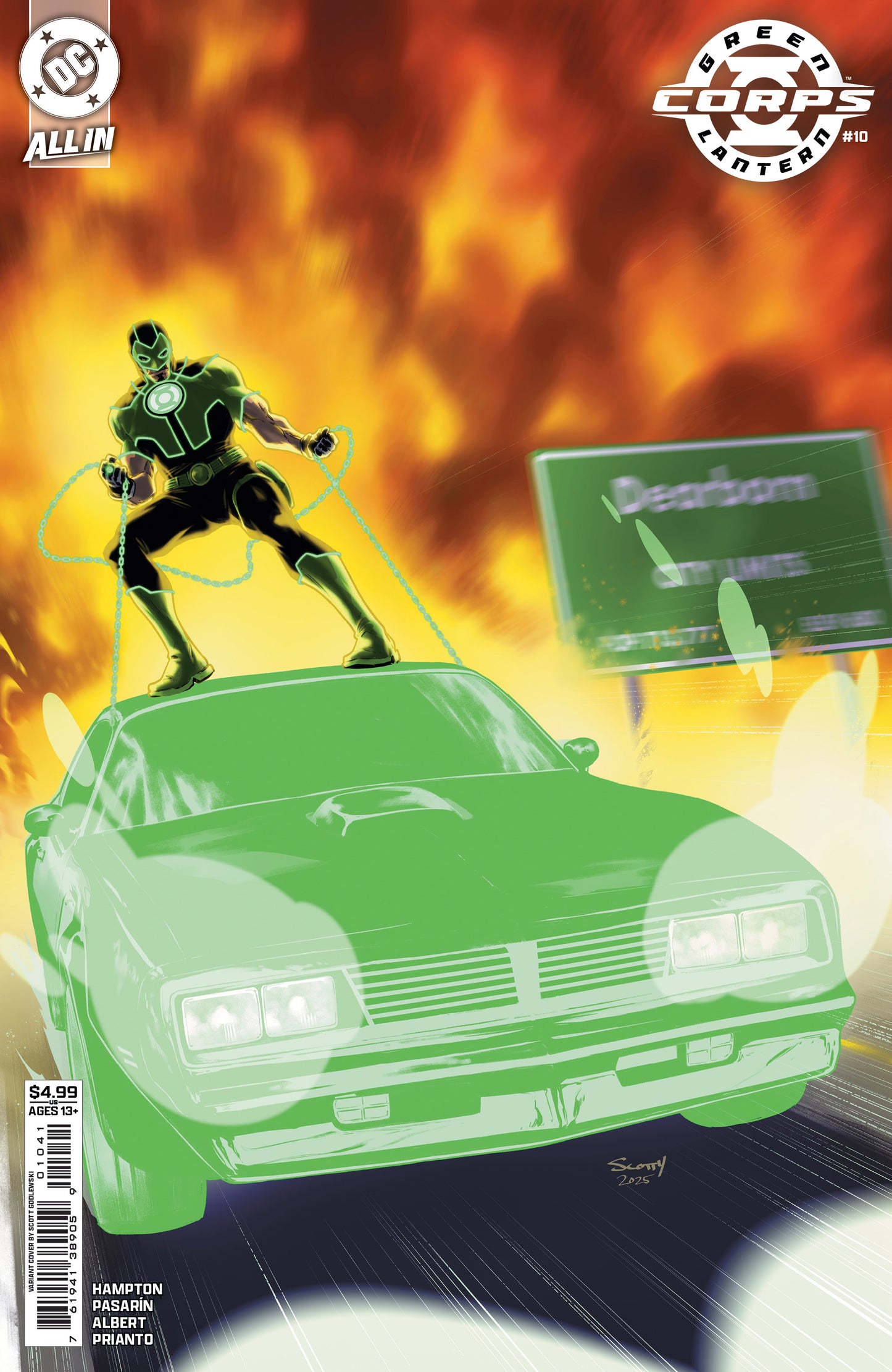 Green Lantern Corps #10 D 1:25 Scott Godlewski Variant (11/12/2025) Dc - Golden Apple Comics
