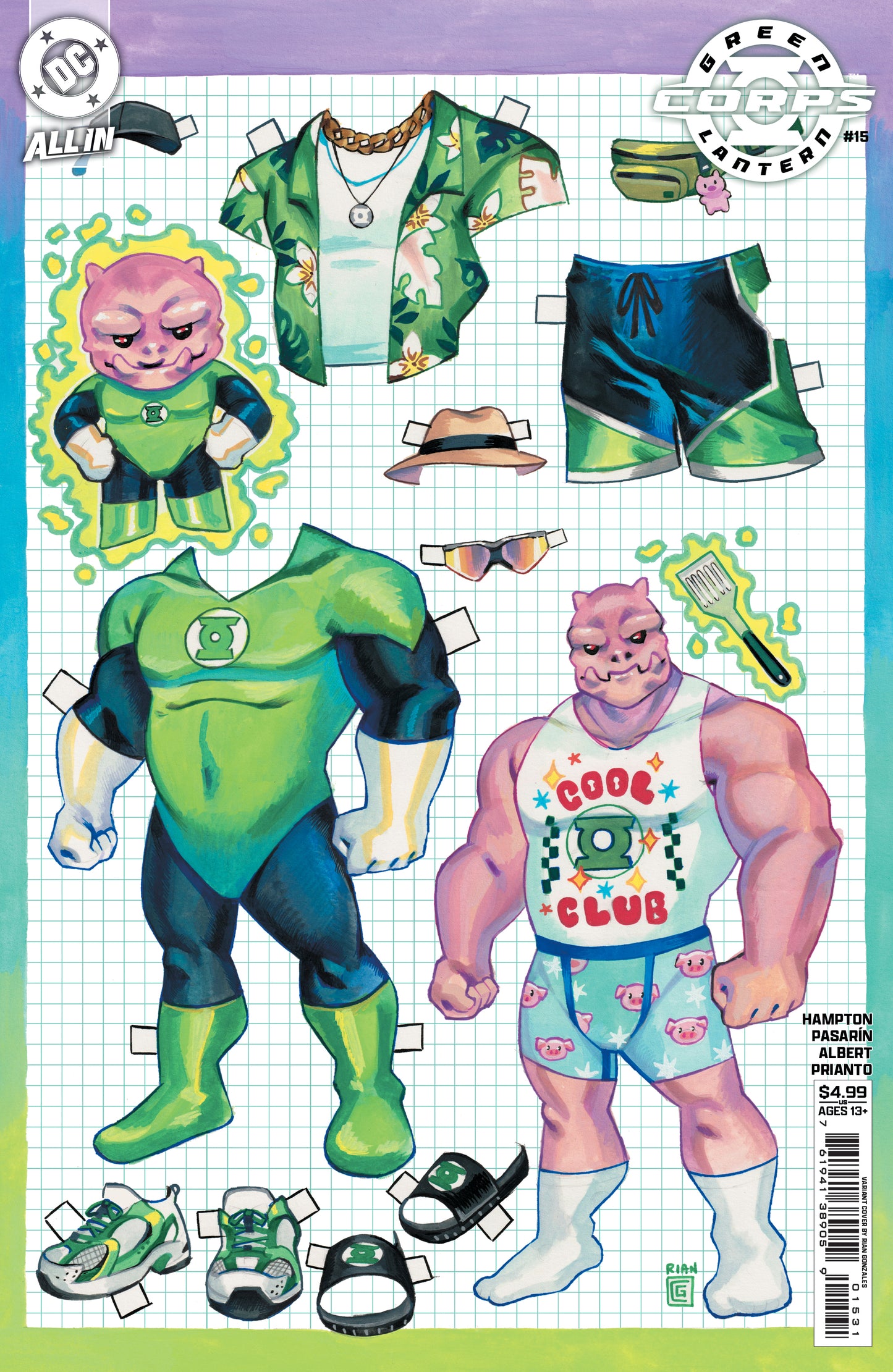 Green Lantern Corps #15 C Rian Gonzales Variant (04/08/2026) Dc - Golden Apple Comics